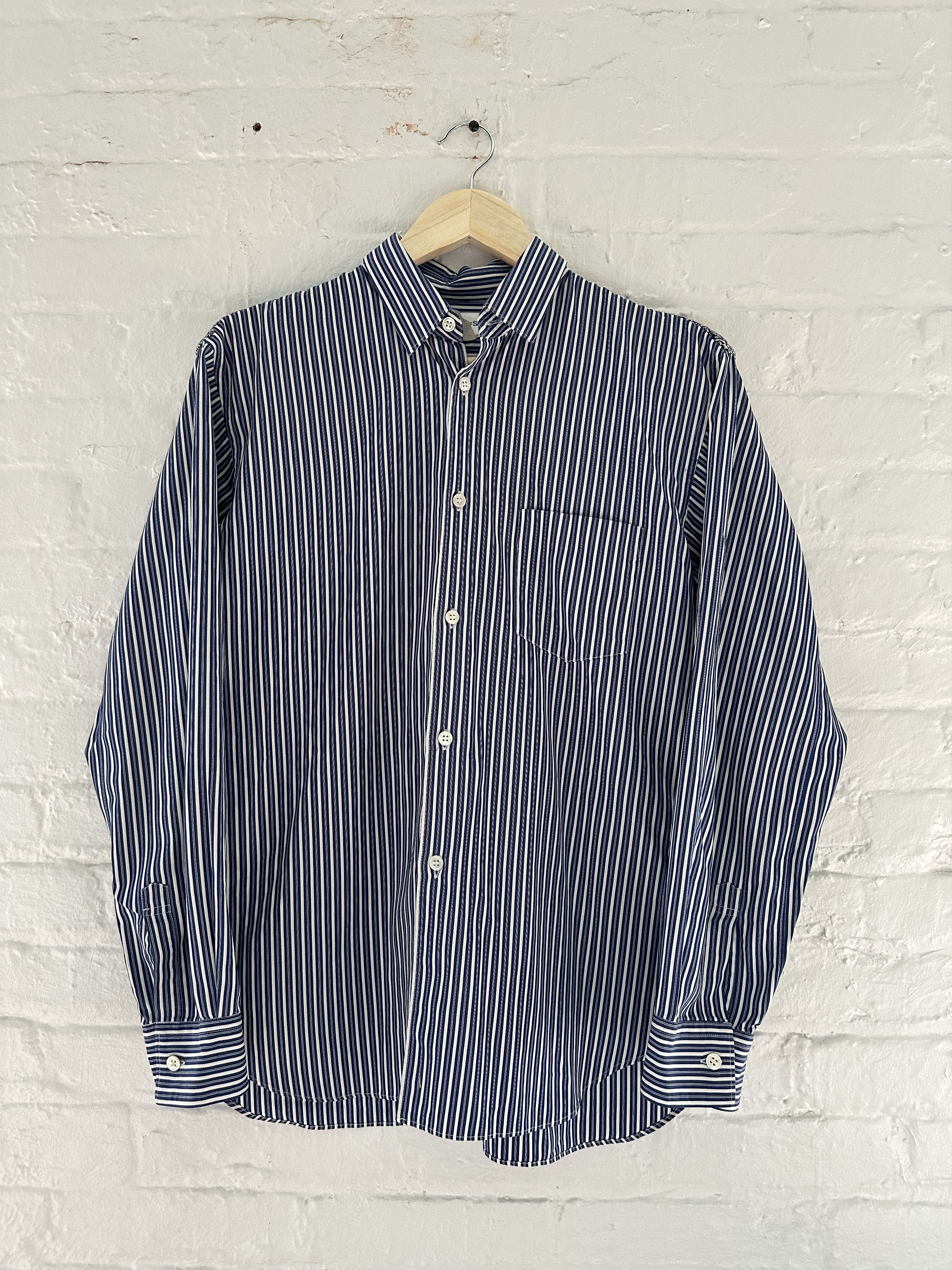 Comme des Garcons Comme des Garcons SHIRT Striped Button Shirt Size US S / EU 44-46 / 1 - 1 Thumbnail
