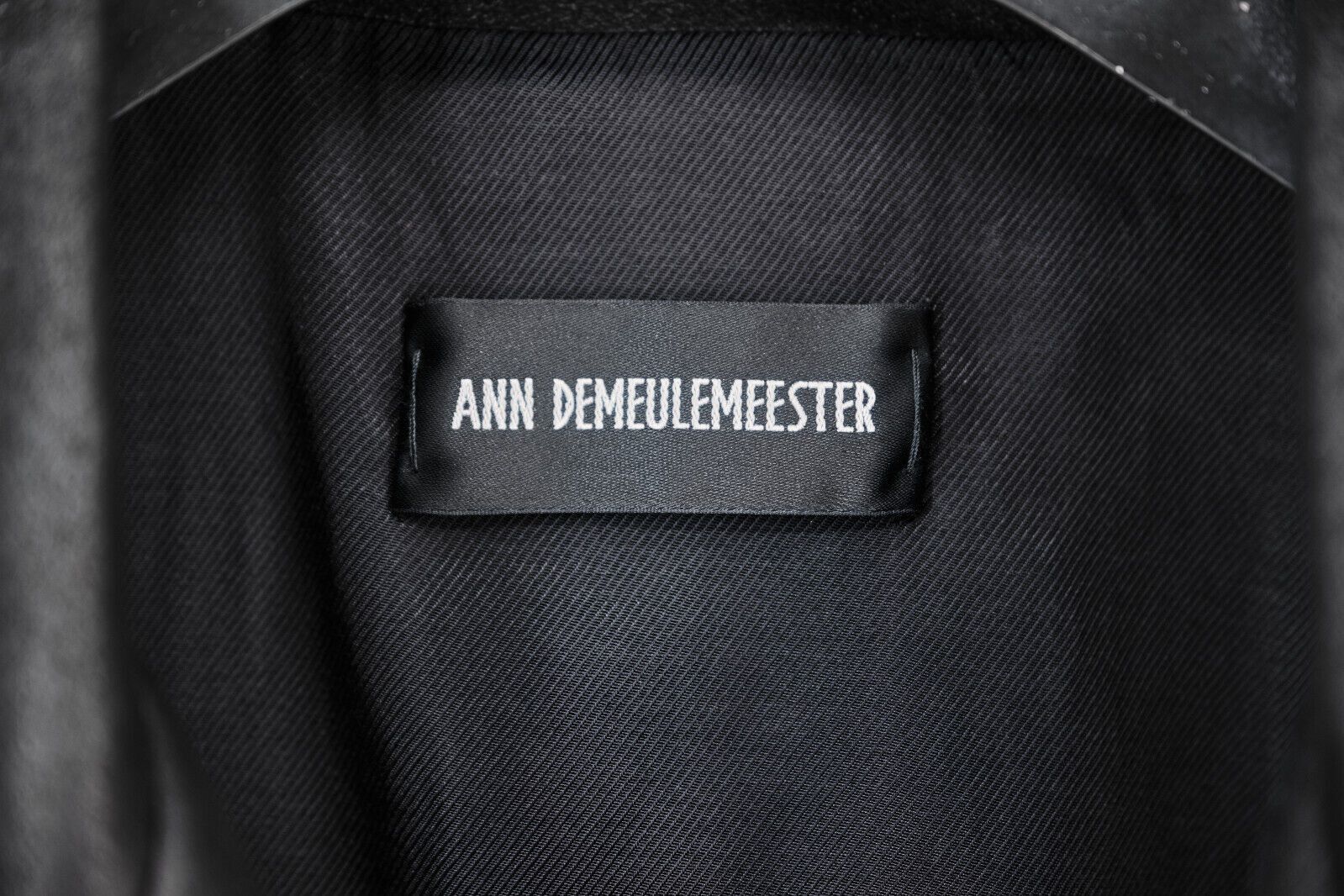 Ann Demeulemeester NWT ANN DEMEULEMEESTER BLACK LEATHER THEO BIKER JACKET, M Size US M / EU 48-50 / 2 - 9 Thumbnail