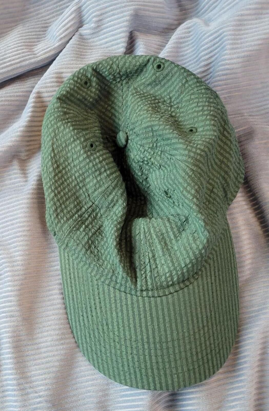 Other Men's Green Striped Baseball Cap Size ONE SIZE - 1 Thumbnail