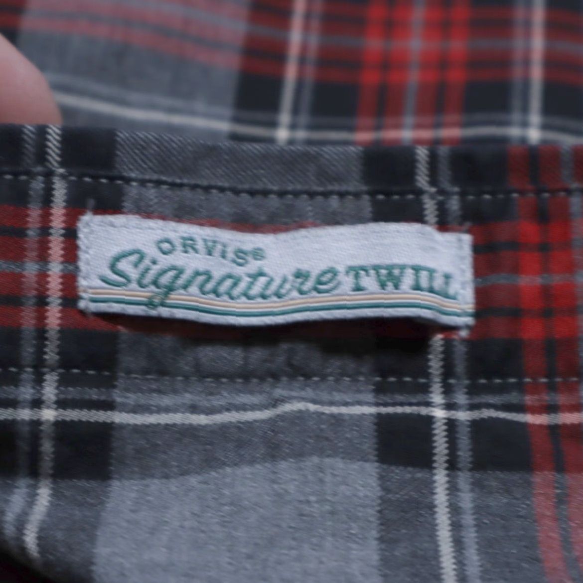 Orvis Orvis Signature Twill Plaid Long Sleeve Button Down Shirt Gray Men's 2XL Size US XXL / EU 58 / 5 - 7 Thumbnail