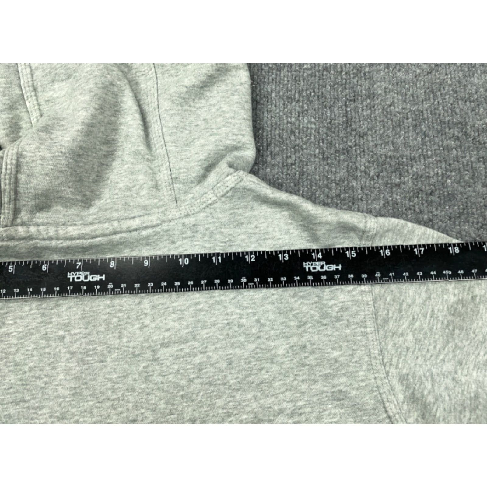 Nike Nike Hoodie Gray Big Swoosh Embroidered Pullover Mens Small Regular Fit Crew Neck Front Pocket 90s Retro Style Sweatshirt Size US S / EU 44-46 / 1 - 7 Thumbnail