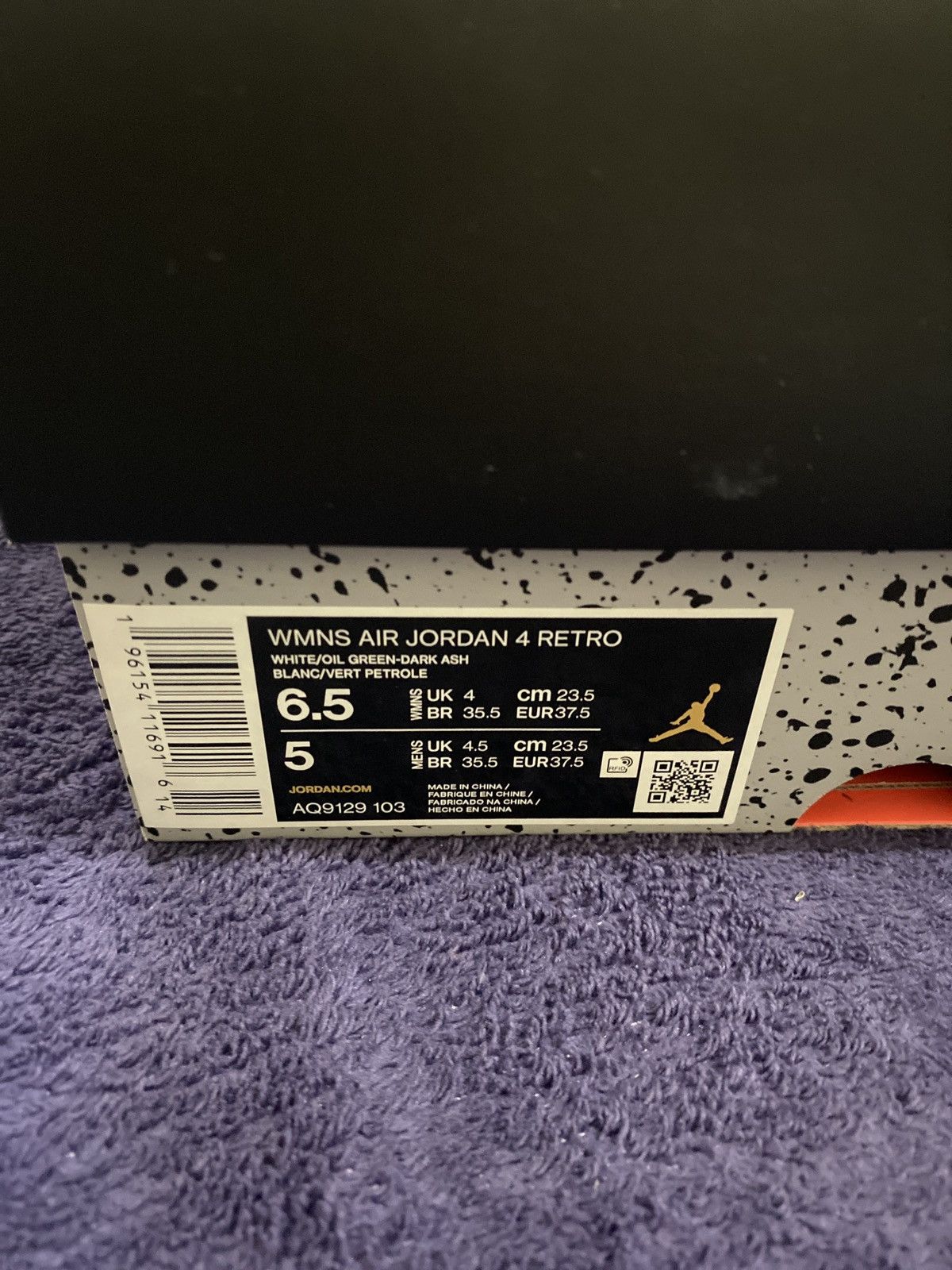 Jordan Brand Jordan 4 Retro Seafoam (Women) Size US 5 / EU 37 - 11 Thumbnail