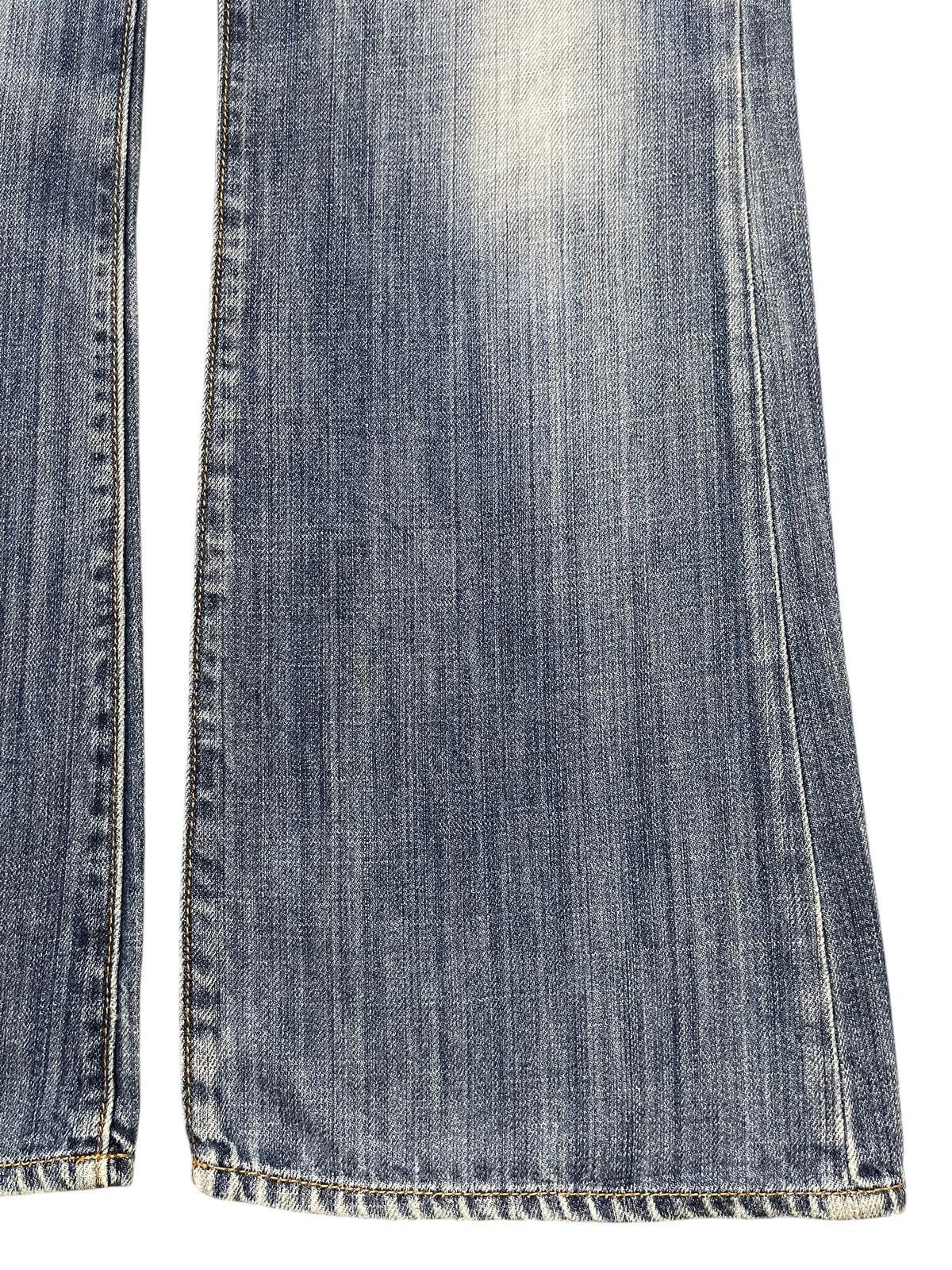 Gap Vintage Gap Blue Faded Wash Whisker Wide Leg Baggy Jeans Size US 34 / EU 50 - 8 Thumbnail