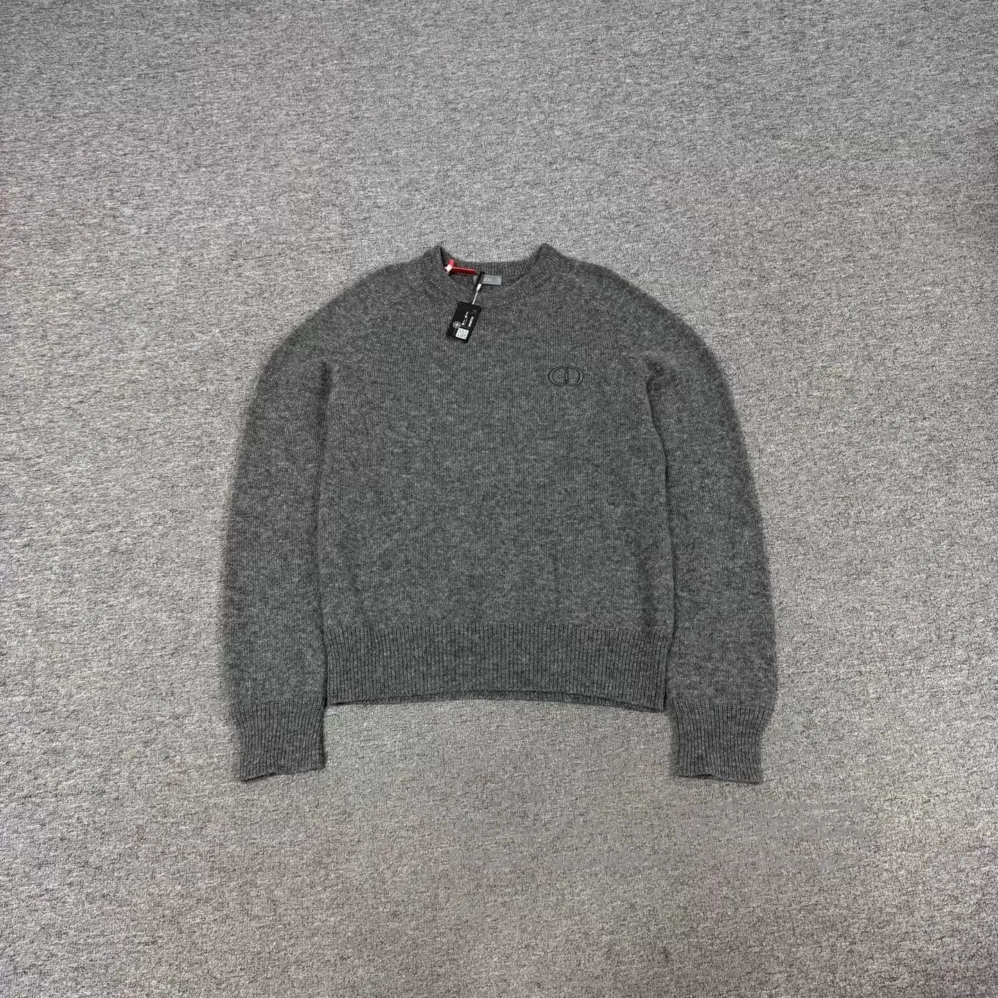 Dior Gray Crewneck Sweater Size L. Size US L / EU 52-54 / 3 - 1 Thumbnail