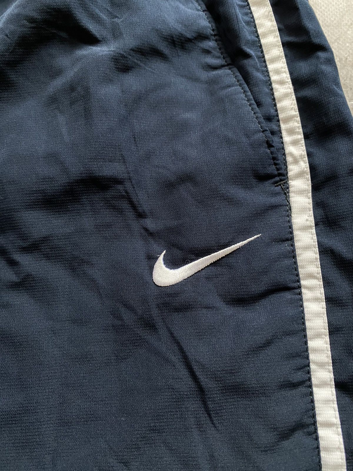 Nike Vintage Y2K Nike Baggy Drill Swoosh Blue 90s Pants Size US 34 / EU 50 - 5 Thumbnail