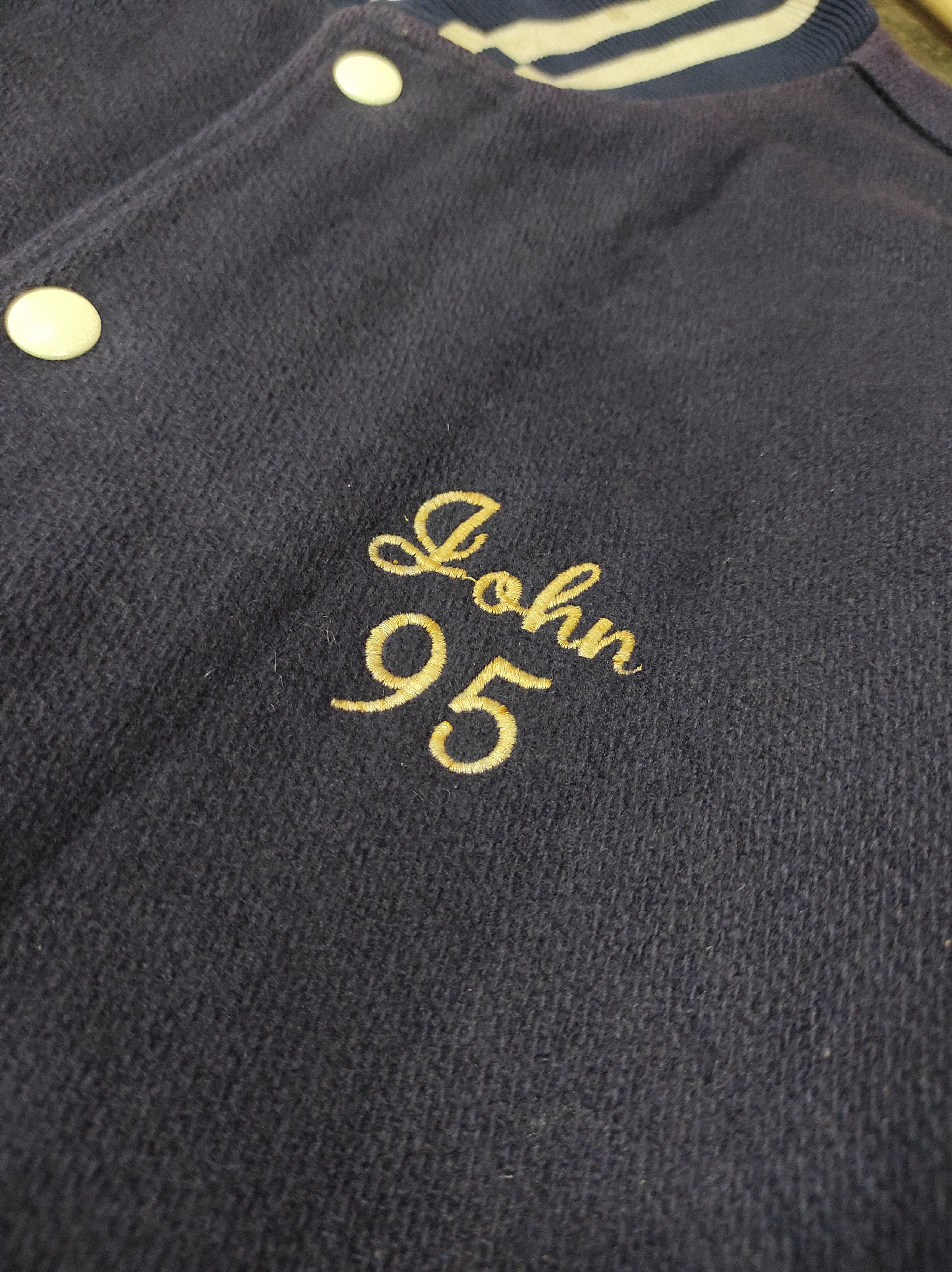 Rennoc × Vintage RENNOC WARRIORS FOOTBALL JOHN 95 VTG WOOL VARSITY JACKET Size US L / EU 52-54 / 3 - 6 Thumbnail