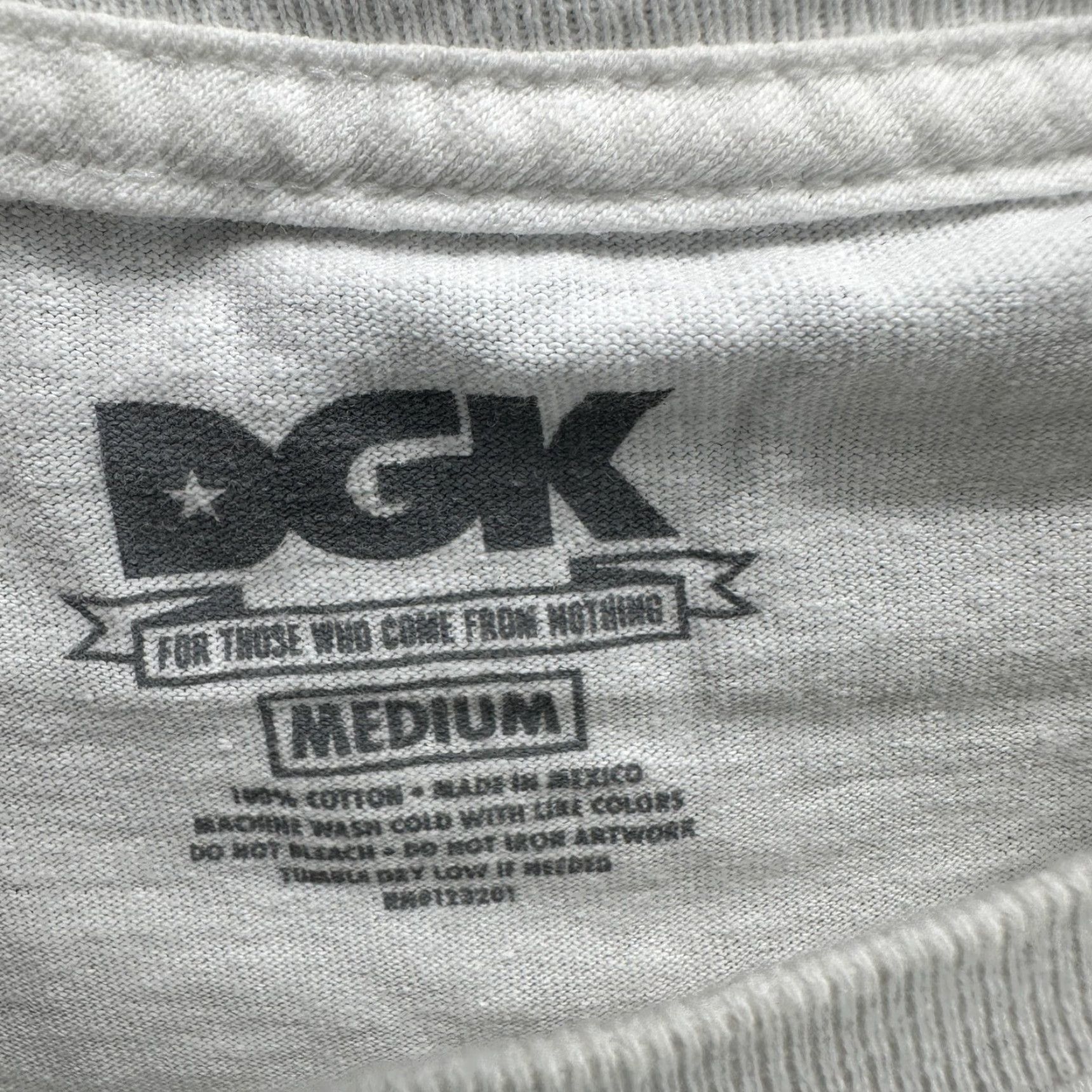 DGK DGK Shirt Mens Medium White Graphic Tee Cartoon Portrait Skate Streetwear Wayans Size US M / EU 48-50 / 2 - 7 Thumbnail