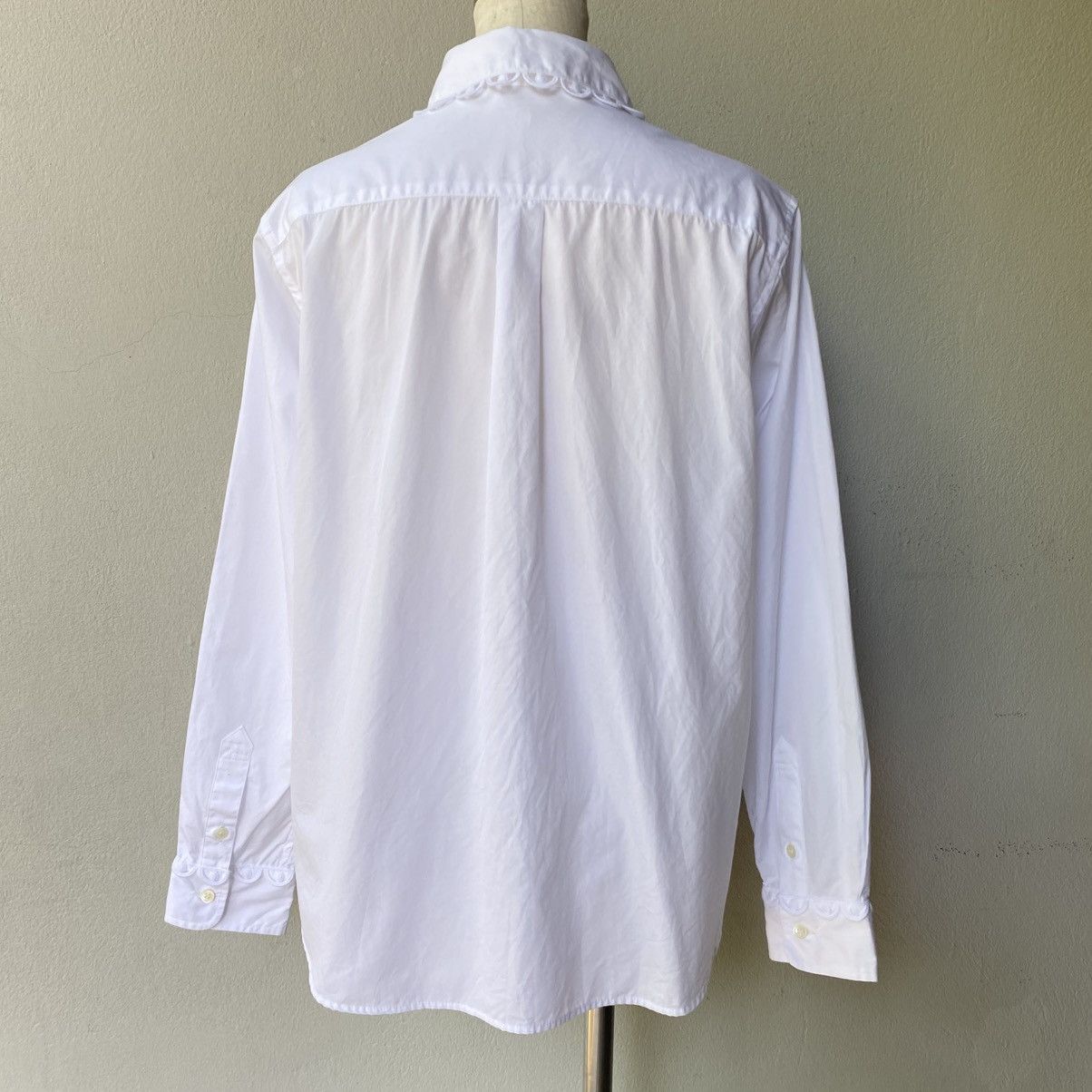 Tsumori Chisato Tsumori Chisato White Ruffle Collar Blouse Size XS / US 0-2 / IT 36-38 - 2 Thumbnail