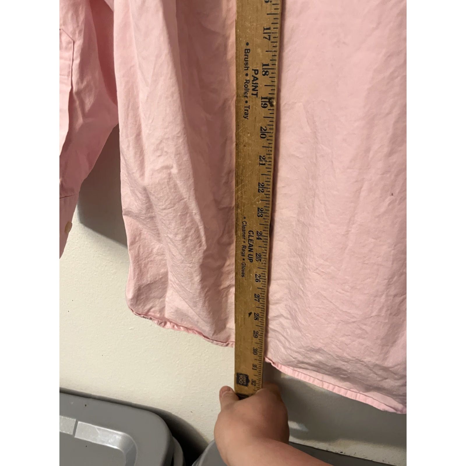 Isaac Mizrahi Isaac Mizrahi Men's Shirt Slim Fit Long Sleeve Size 15 Pink Solid Size US M / EU 48-50 / 2 - 4 Thumbnail