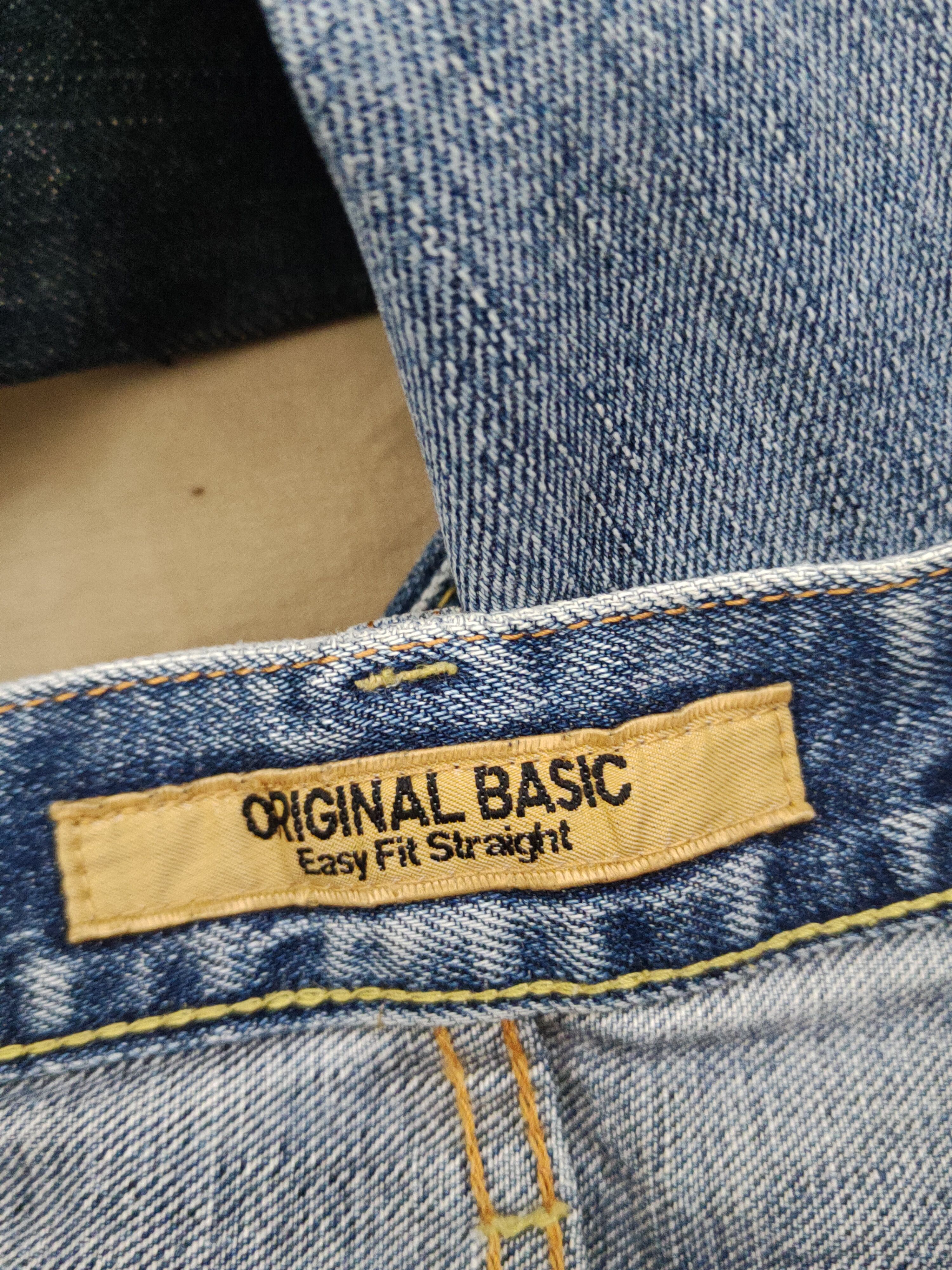 Japanese Brand Uniqlo vintage japan Blue Distressed Ripped denim #W1380 Size US 35 - 17 Thumbnail