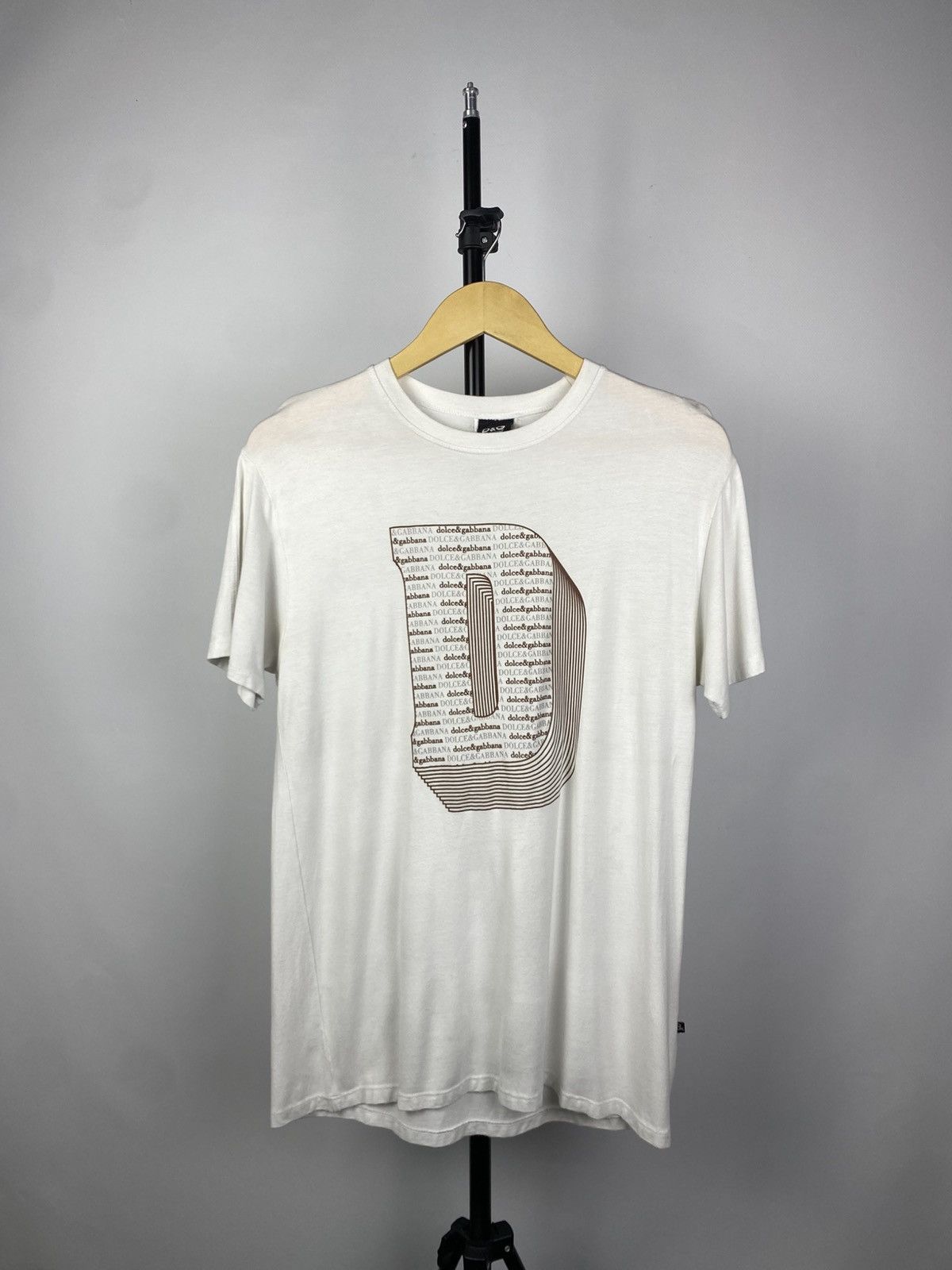 Dolce & Gabbana × Vintage Vintage Dolce & Gabbana Big Logo Double sided Luxury t shirt Size US L / EU 52-54 / 3 - 1 Thumbnail