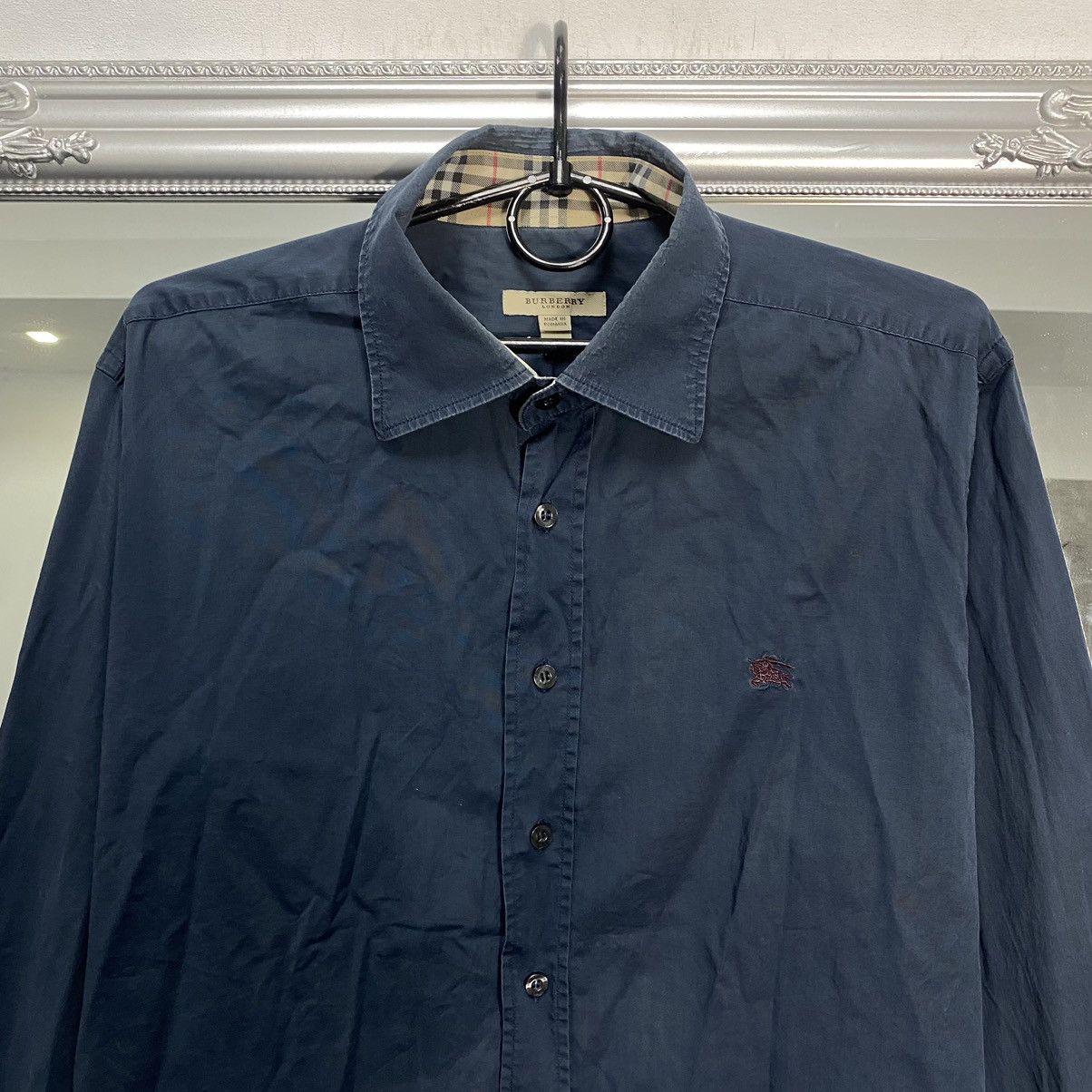 Burberry Vintage Burberry Shirt Size US L / EU 52-54 / 3 - 2 Thumbnail
