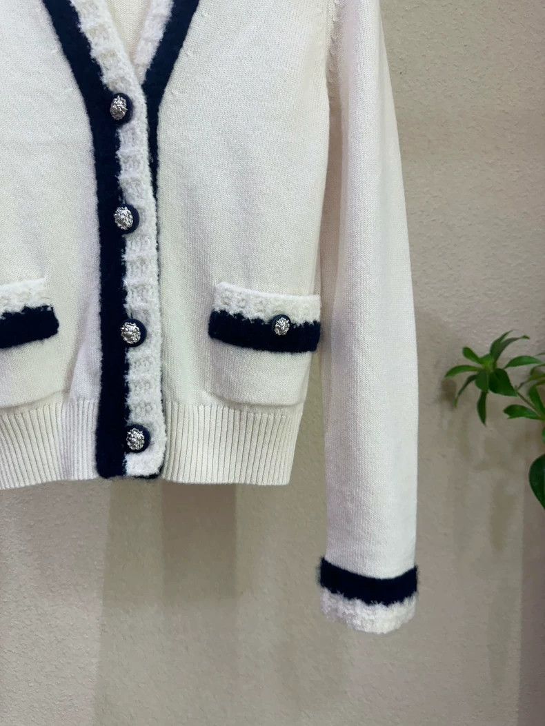 Chanel Chanel Snow show cashmere cardigan jacket Size XXS / US 00 / IT 34 - 5 Thumbnail