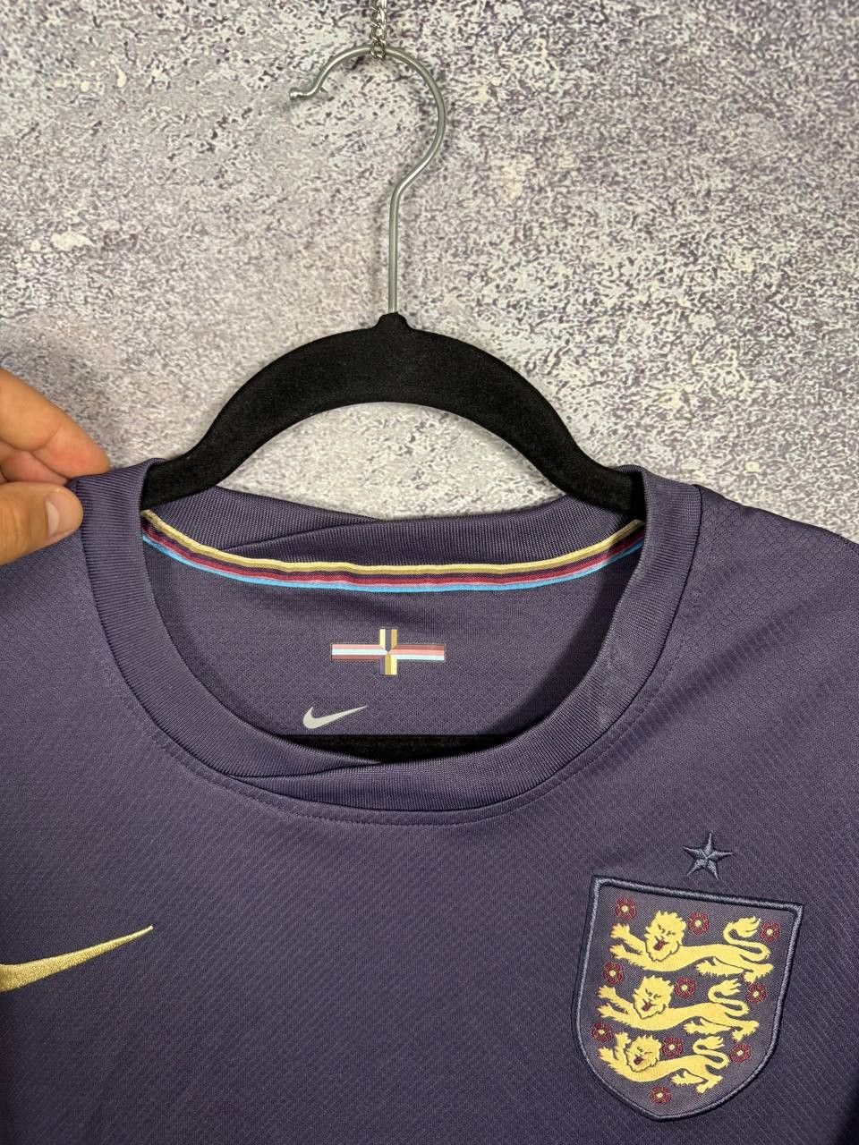 Vintage England National Team 2024 Away Fan Soccer Jersey Large Size US L / EU 52-54 / 3 - 6 Thumbnail