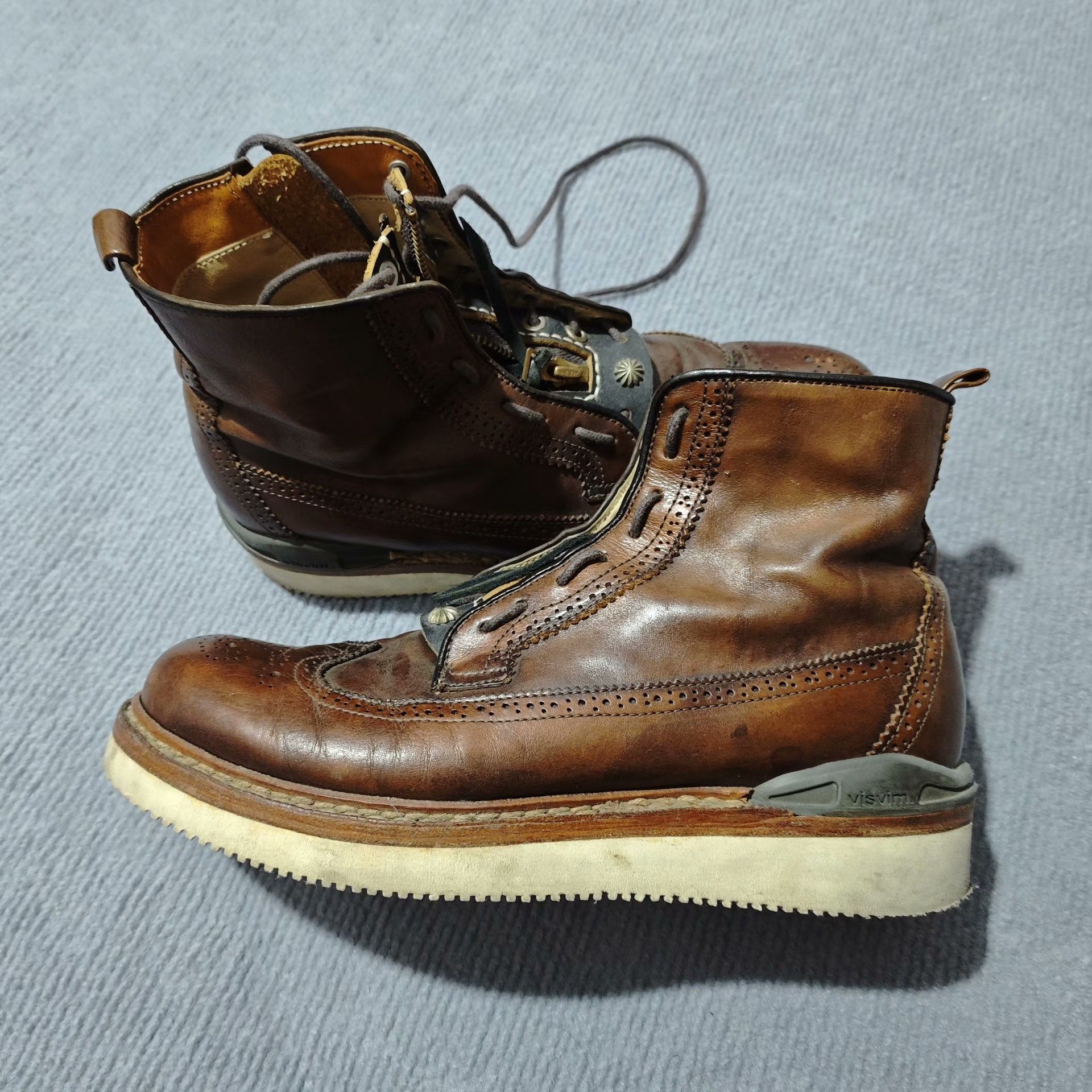 Visvim Visvim Patrician Mid-Folk Spot Boots Size US 10 / EU 43 - 1 Thumbnail