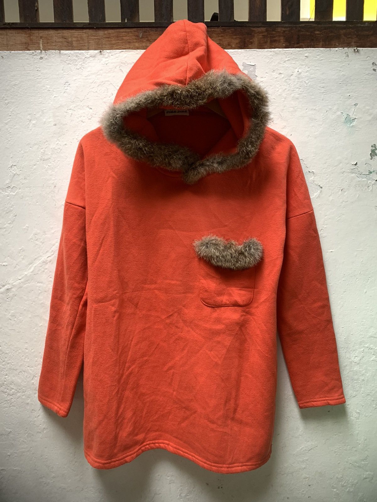 Japanese Faux Fur Hoodie Gothic Ifsix style