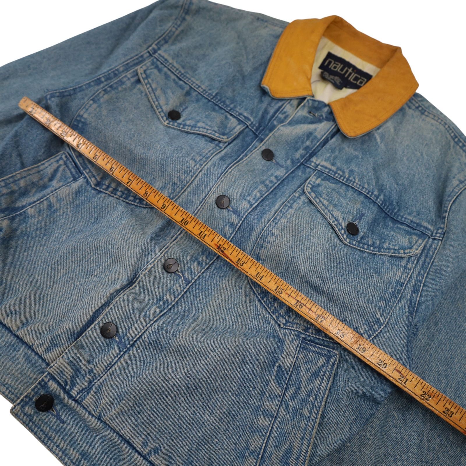 Nautica × Vintage Vintage Nautica Denim Jacket Size US S / EU 44-46 / 1 - 8 Thumbnail