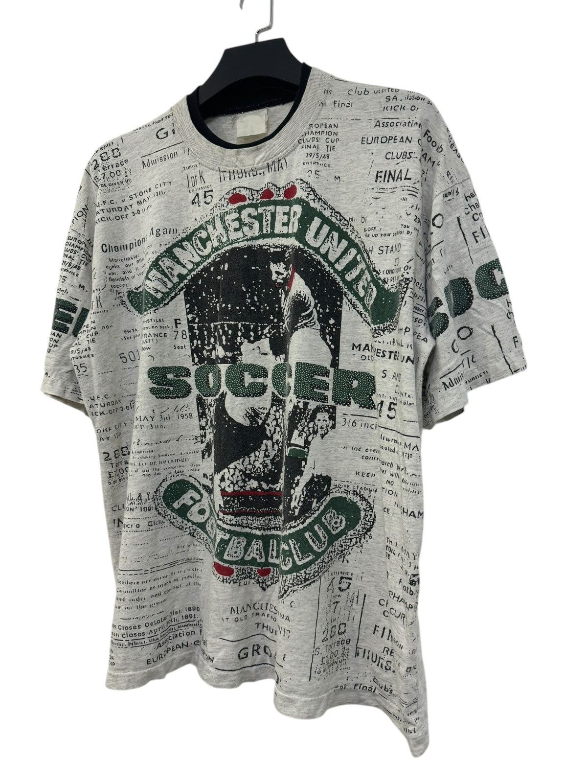 Vintage 💥 VINTAGE 90s MANCHESTER UNITED CHAMPIONS HISTORY RECORD Size US XXL / EU 58 / 5 - 3 Thumbnail