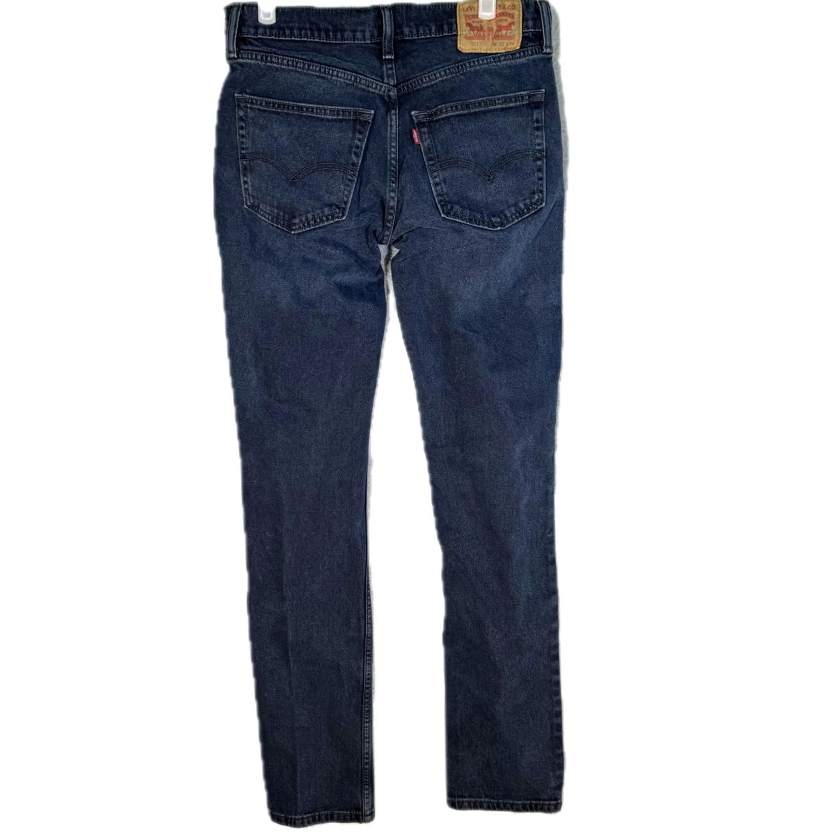 Levi's Levi’s 511 Men’s Jeans 32x34 Slim Straight Black Denim Stretch Waist 32 Inseam 34 Regular Pattern Solid Cotton Spandex Jeans Mens Size US 32 / EU 48 - 2 Thumbnail