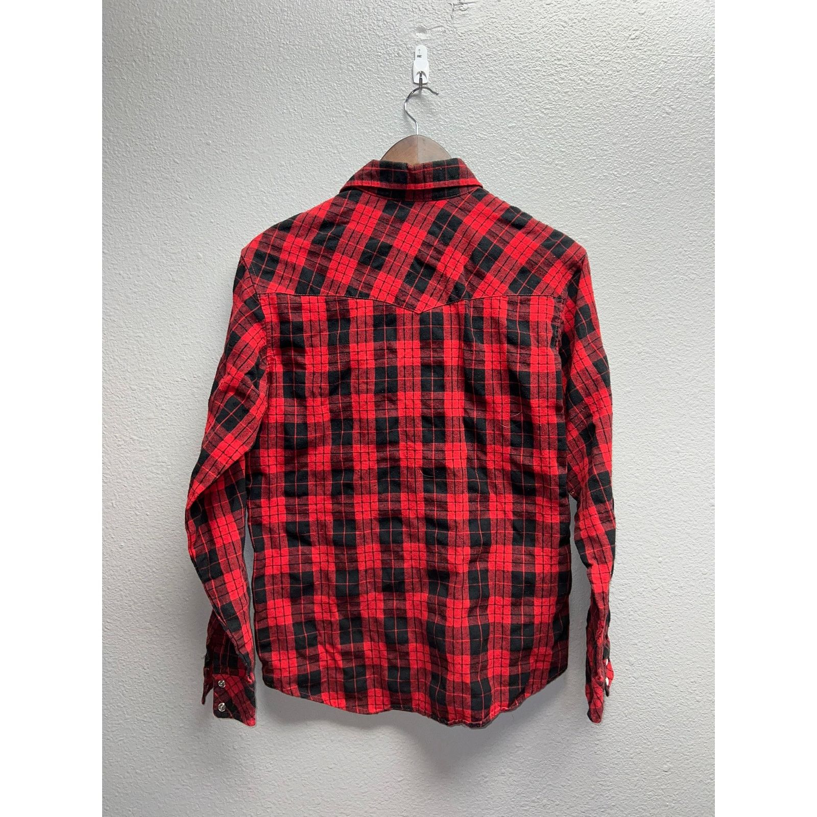 Ben Davis Vintage 70s 80s Ben David Sanforized Red Pearl Snap Shirt M Size US M / EU 48-50 / 2 - 9 Thumbnail