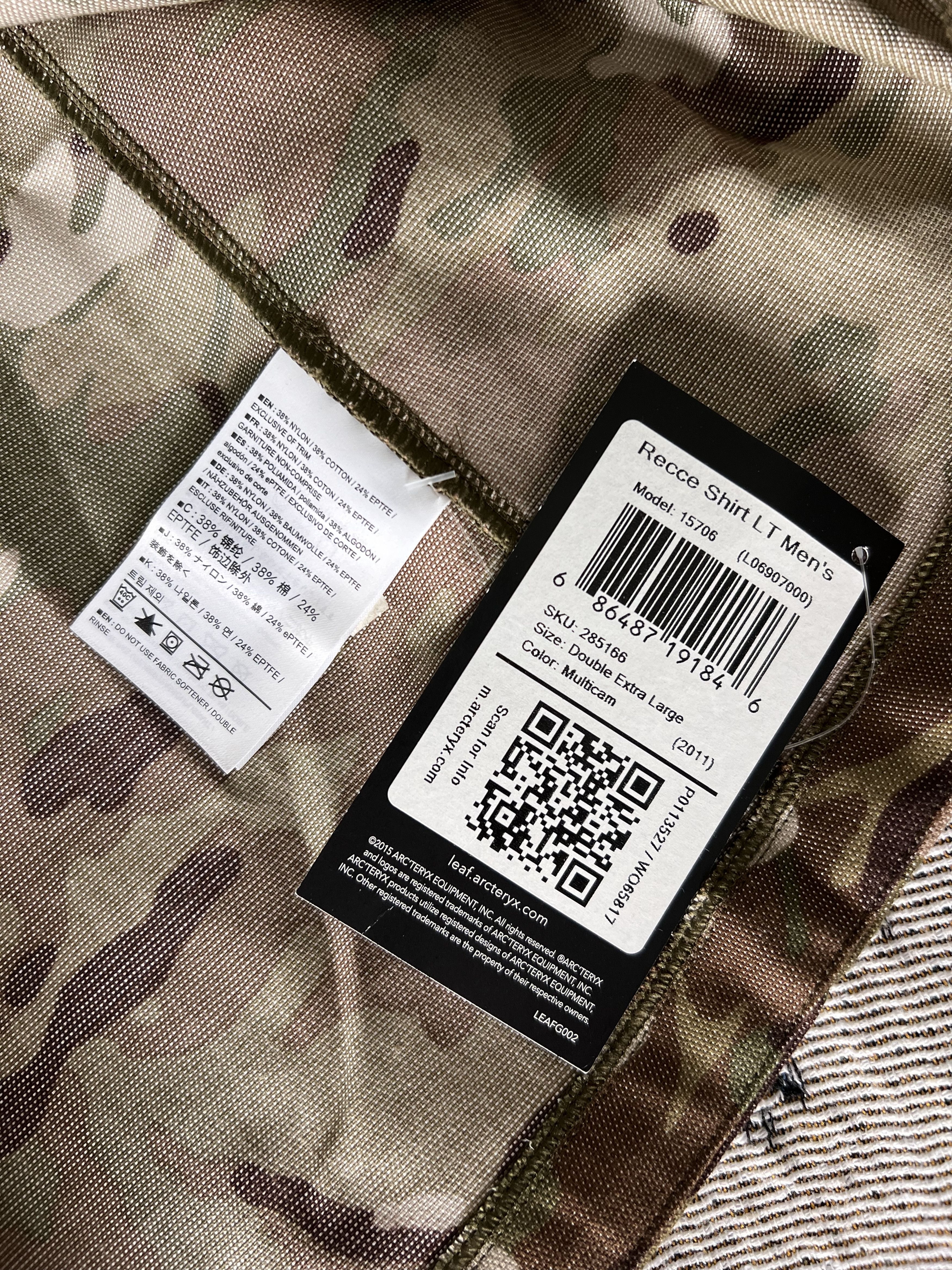Arc'teryx Arc'Teryx Recce Shirt LT in Multicam Size US XXL / EU 58 / 5 - 10 Thumbnail