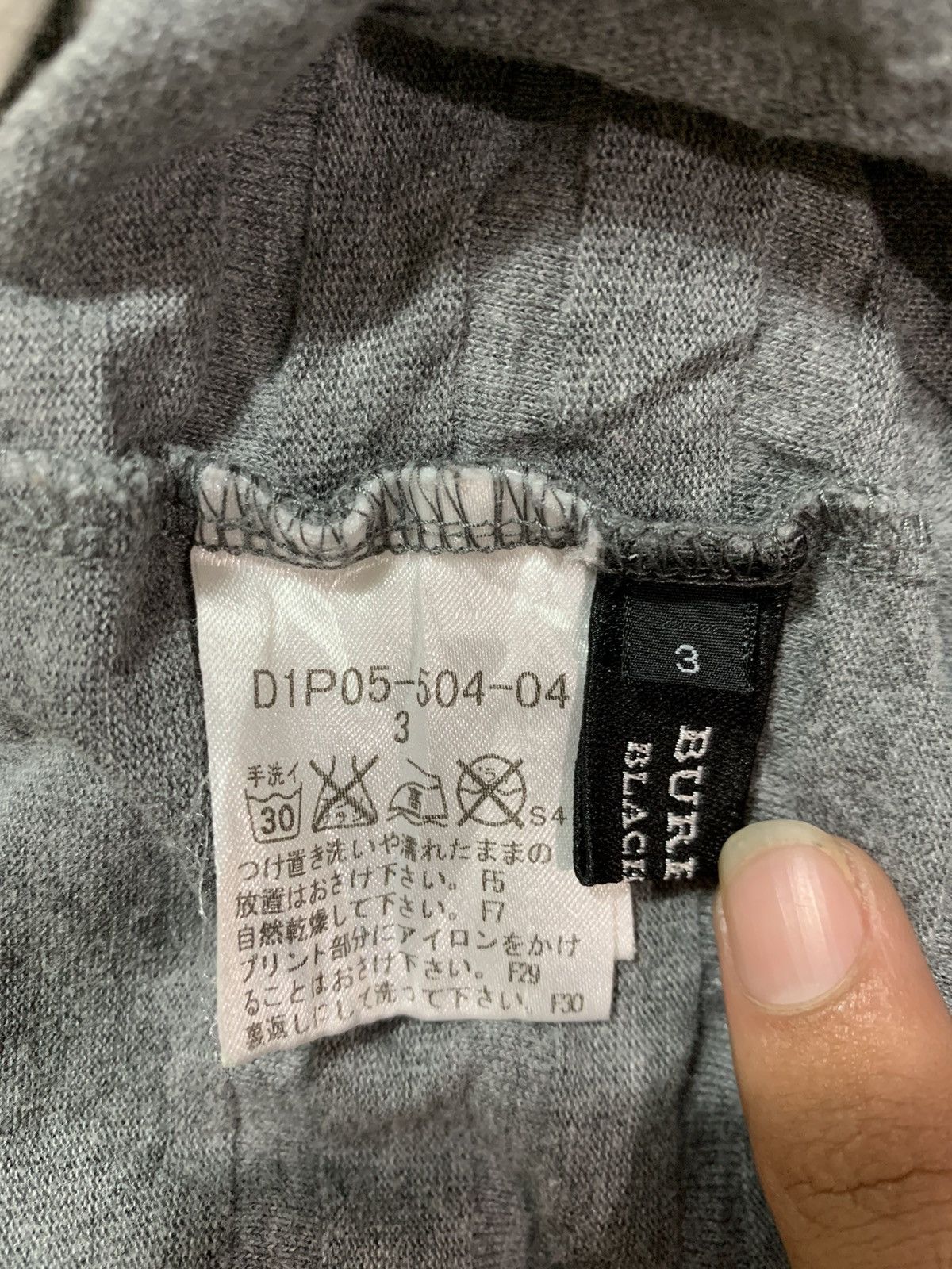 Burberry × Designer Burberry Rare Black Label Longsleeve JAPAN Size US L / EU 52-54 / 3 - 6 Thumbnail