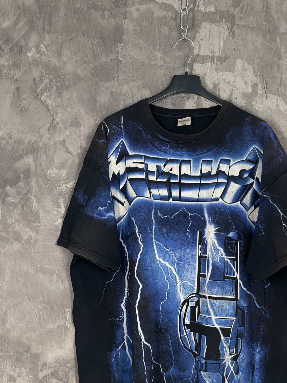 Band Tees × Vintage Vintage 00s All Over Print Metallica T-Shirt Size US XXL / EU 58 / 5 - 3 Thumbnail