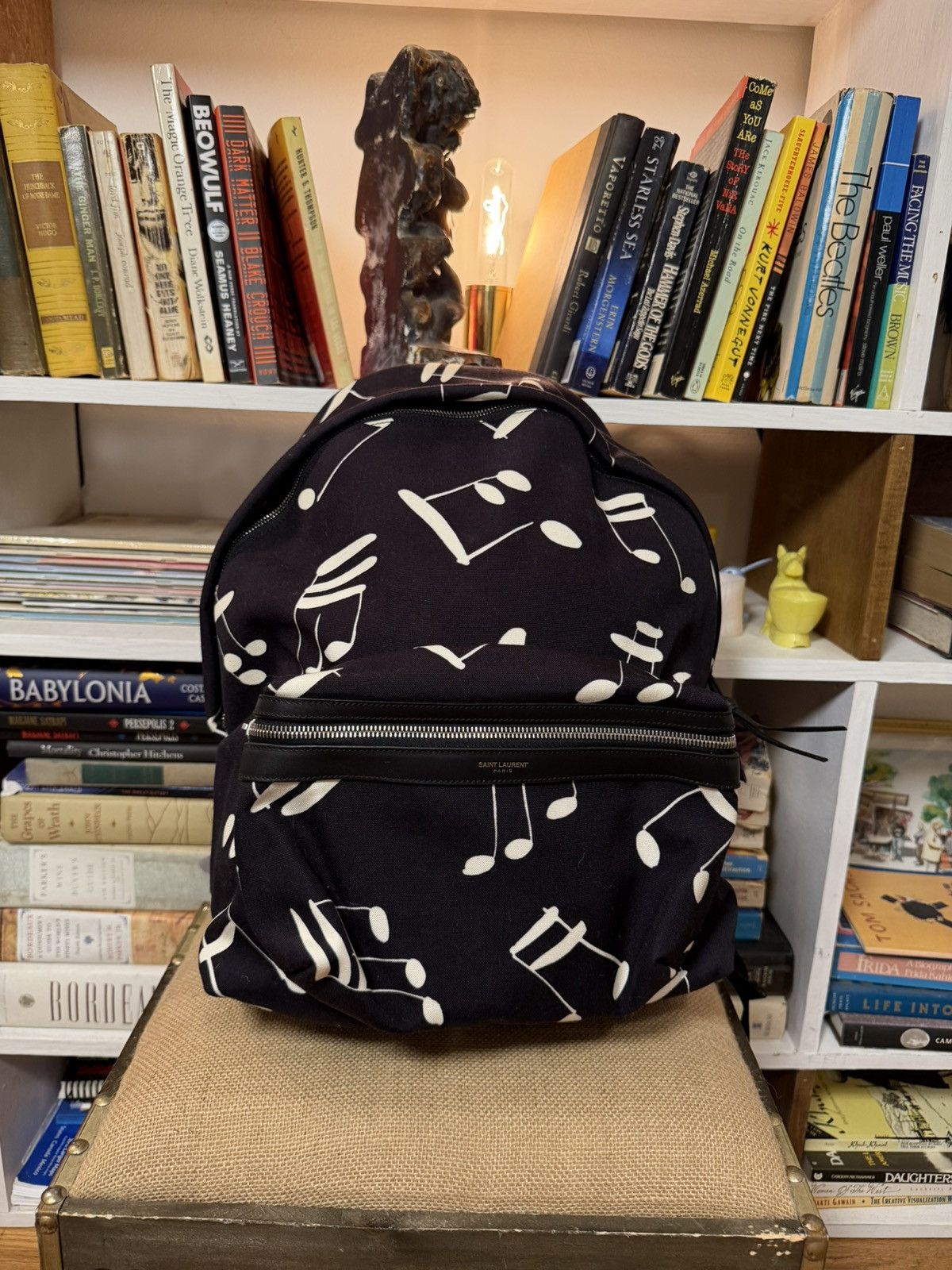 Saint Laurent Paris Saint Laurent City Backpack Music Notes Size ONE SIZE - 1 Thumbnail