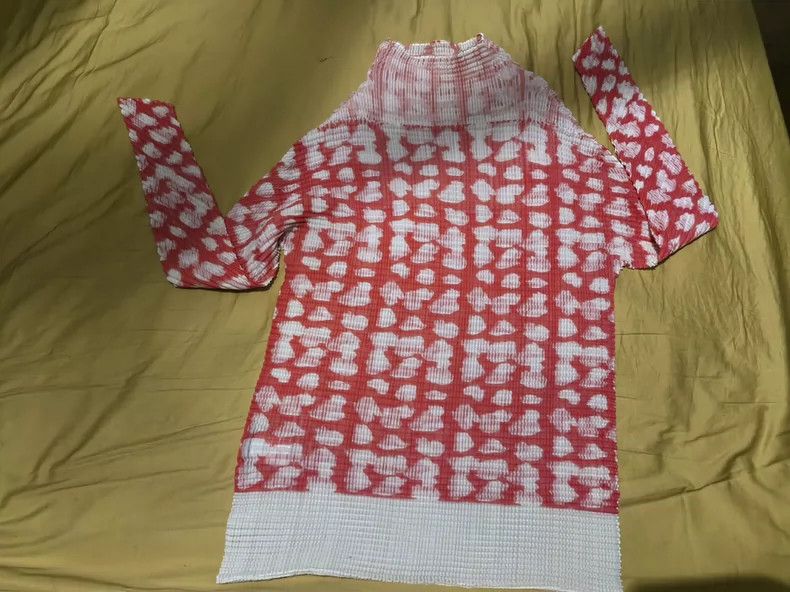 Issey Miyake issey miyake size:2 Orange patterned coat 2506-Nextarrow Size XXS / US 00 / IT 34 - 2 Thumbnail