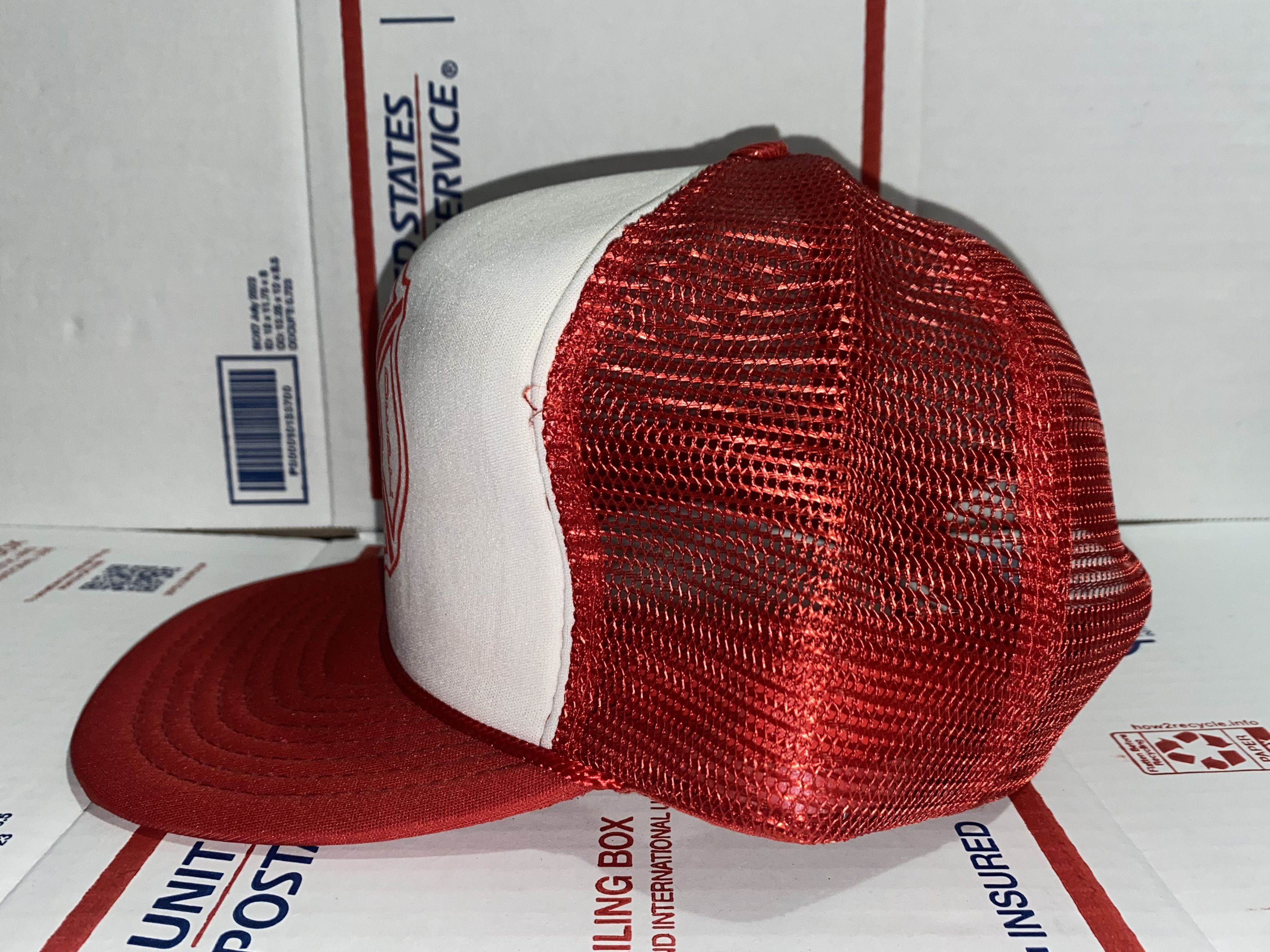 Vintage vtg Herington Fire Dept. Department DAVE Trucker Hat Kansas Size ONE SIZE - 3 Thumbnail