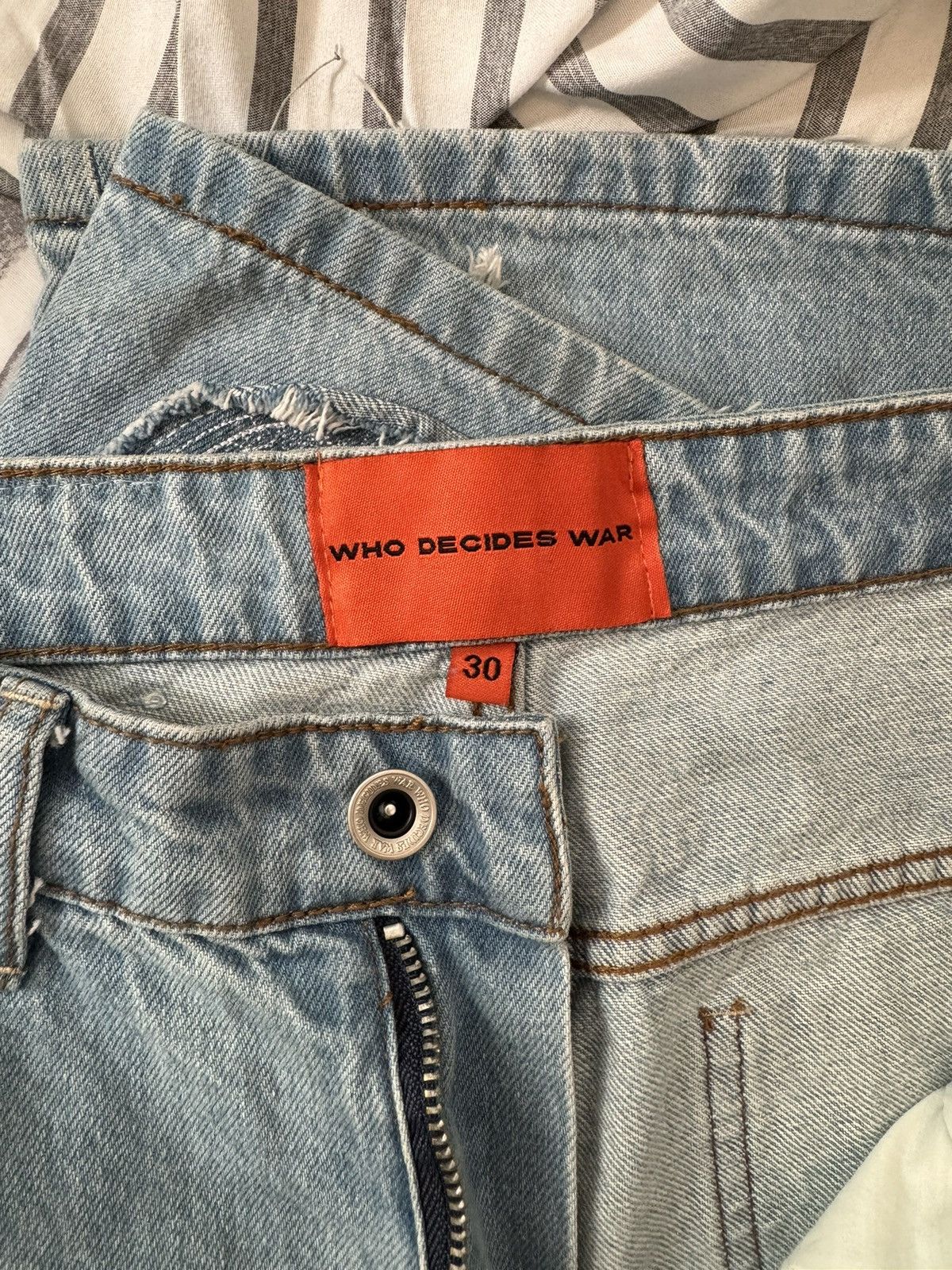 Who Decides War WDW DENIM SS22 Size US 30 / EU 46 - 2 Thumbnail
