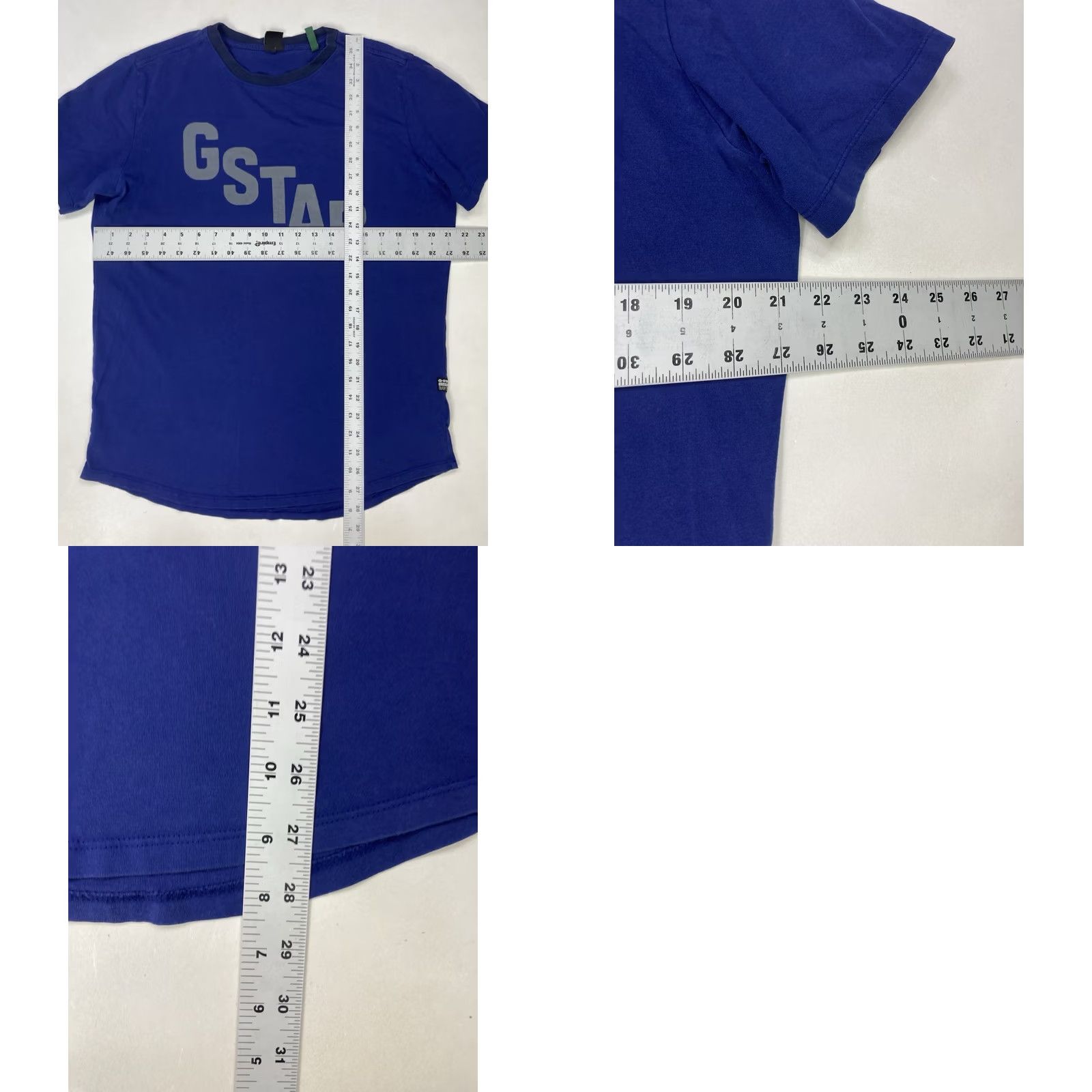 G-Star G-Star Lash Sports Graphic T-shirt Men Short Sleeve Medium Blue Crew Neck Logo Size US M / EU 48-50 / 2 - 8 Thumbnail