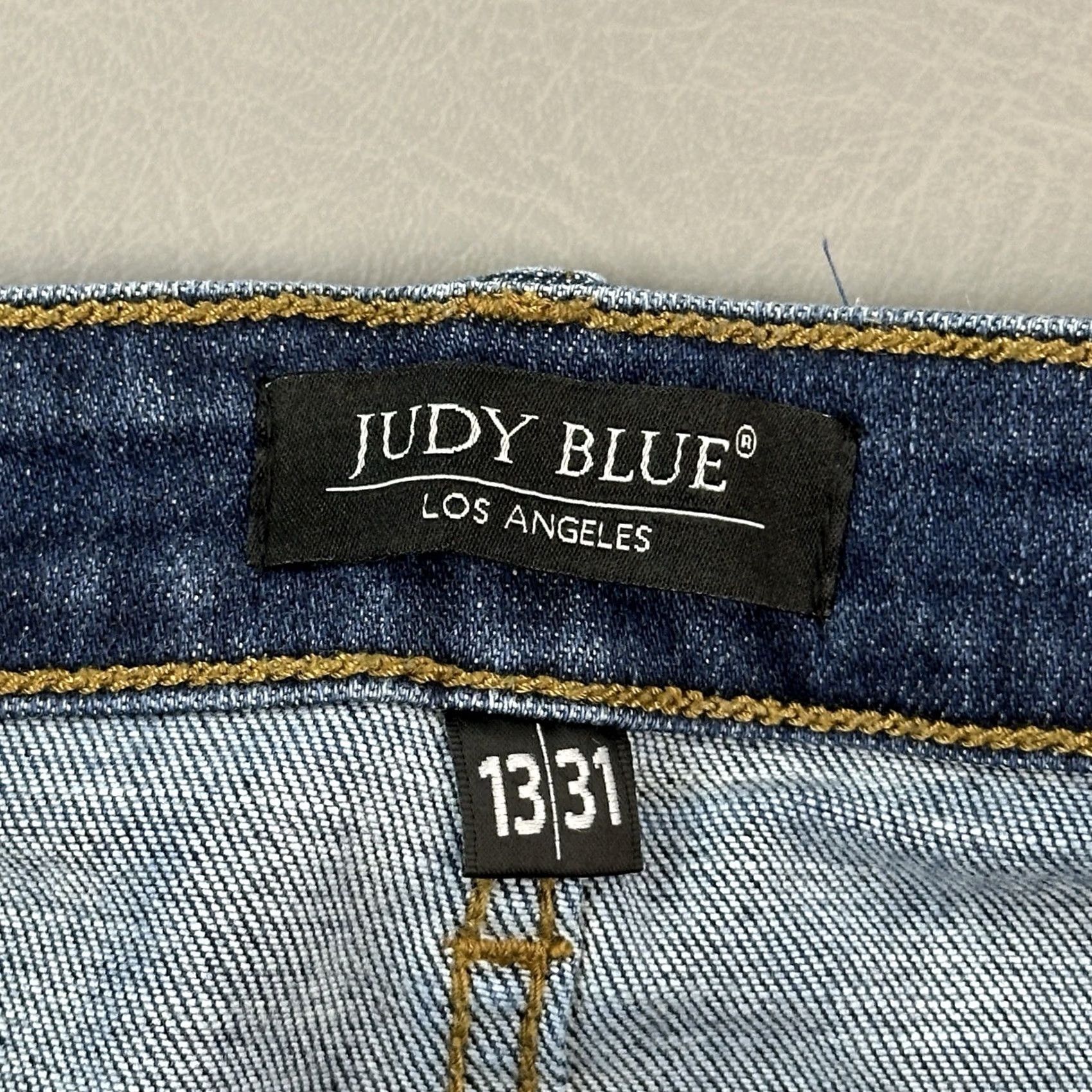 Denime Judy Blue Jeans Women's 13/31 Blue Denim Skinny Fit Stretch Mid Rise Casual Jeans Size 24" / US 00 / IT 34 - 6 Thumbnail