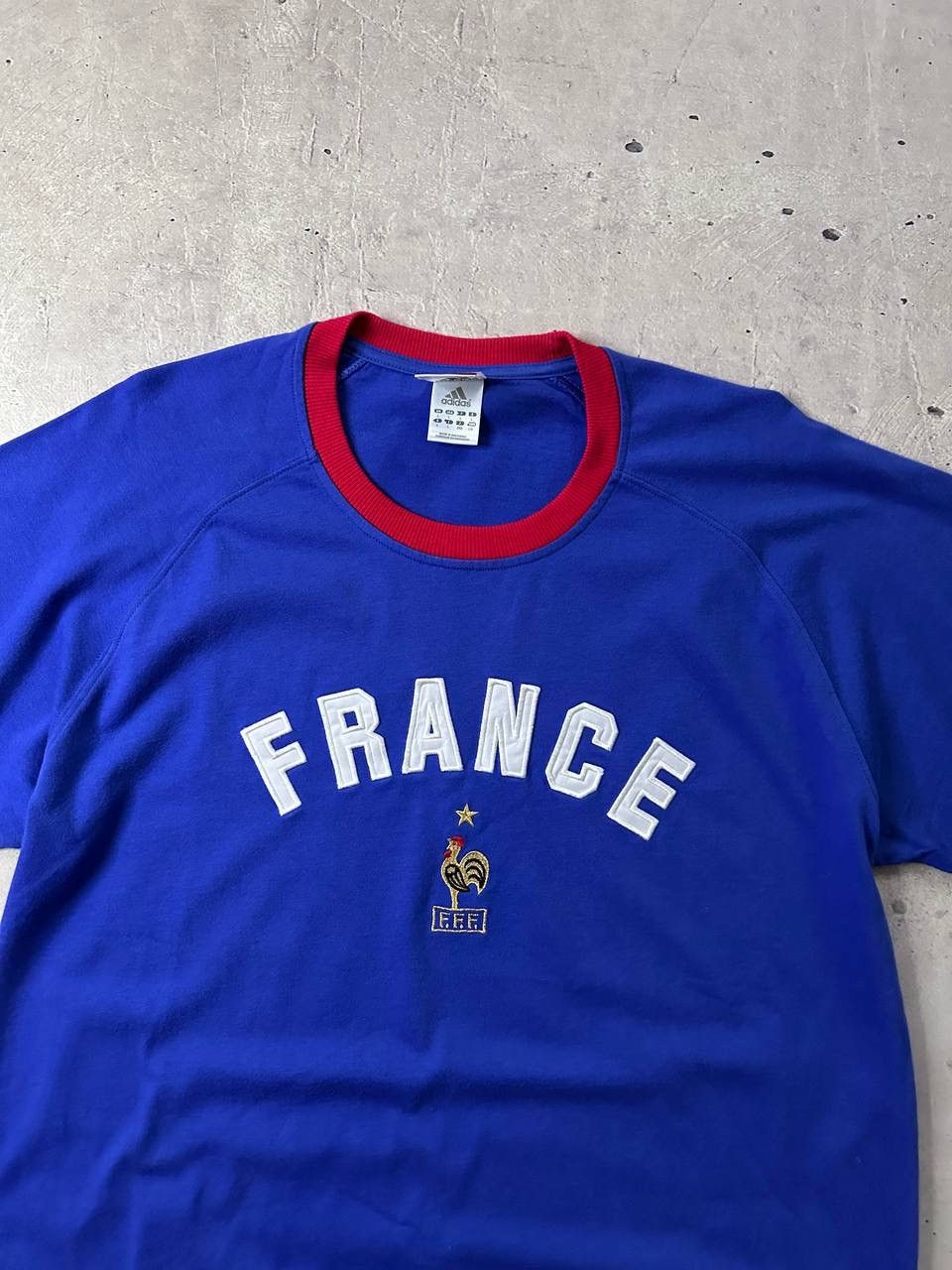 Adidas × Vintage Adidas France National Football Soccer Team 2004 T-Shirt Size US L / EU 52-54 / 3 - 3 Thumbnail