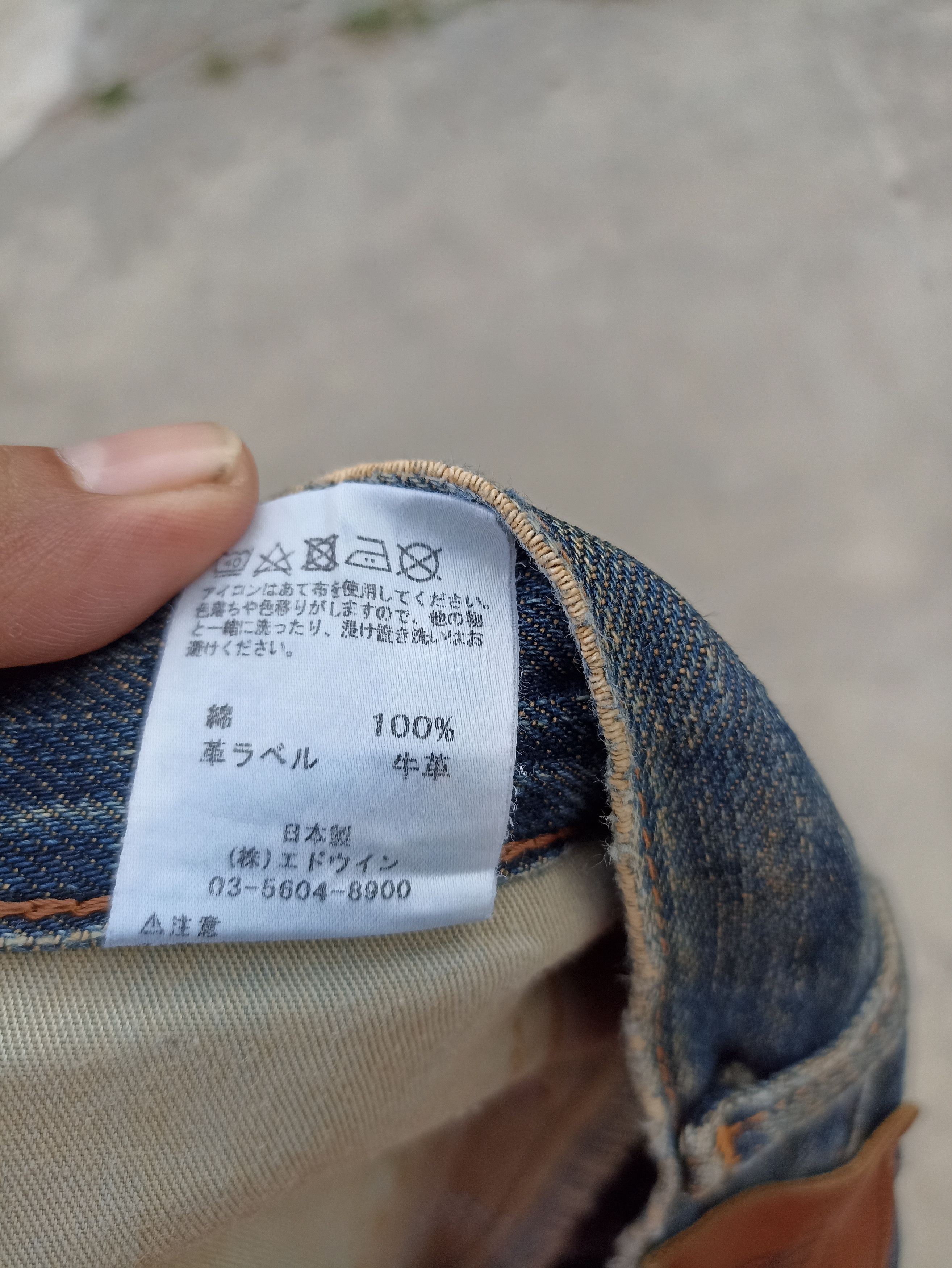 Beauty Beast Vintage Edwin Jeans distressed beauty beast Size US 34 / EU 50 - 15 Thumbnail