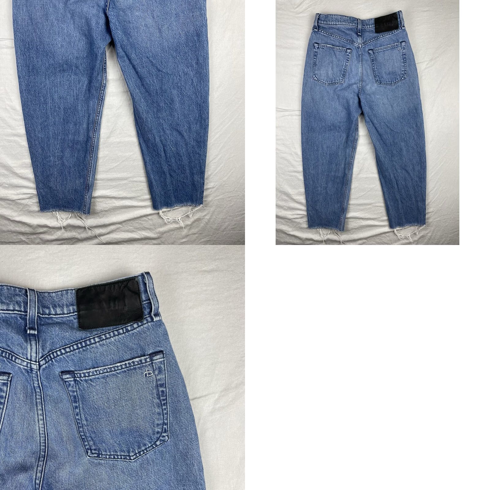 Rag & Bone rag & bone Jeans Womens 26 Blue 90s High Rise Brighton Button Fly Casual Jeans Size 26" / US 2 / IT 38 - 9 Thumbnail
