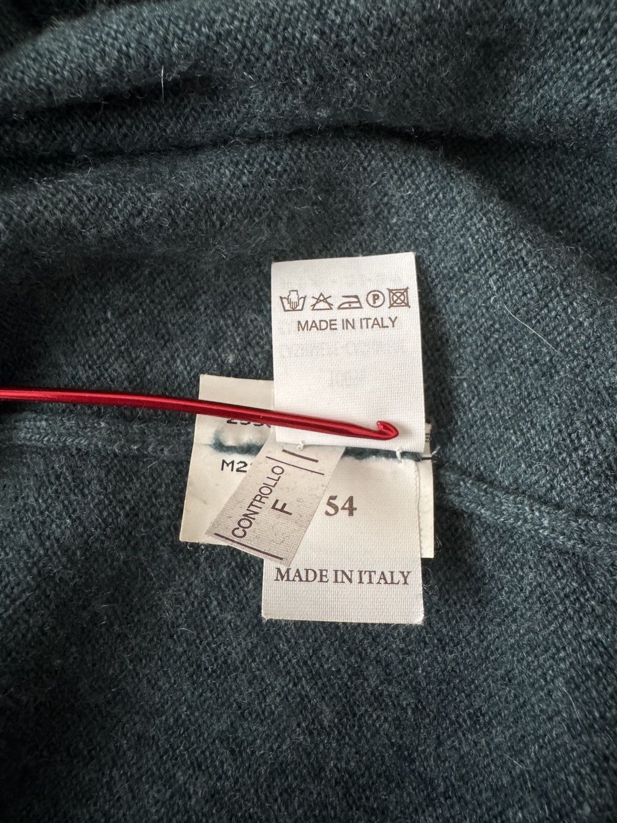 Brunello Cucinelli 🔥🔥 Brunello Cucinelli Green Cashmere Cardigan Size US L / EU 52-54 / 3 - 6 Thumbnail
