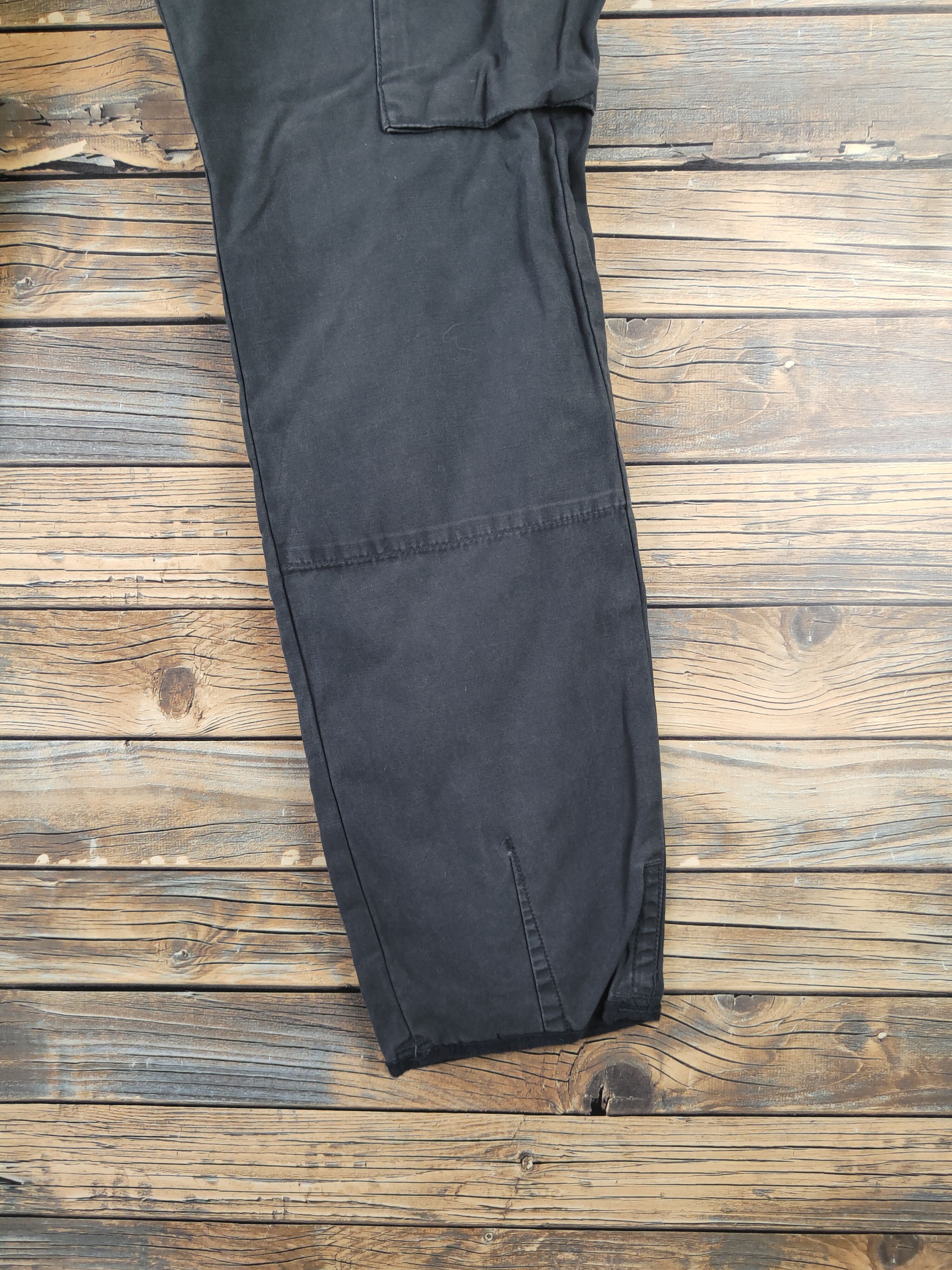 Japanese Brand DL Back Number Black Multipocket Tactical Cargo Pants #463 Size US 32 / EU 48 - 5 Thumbnail