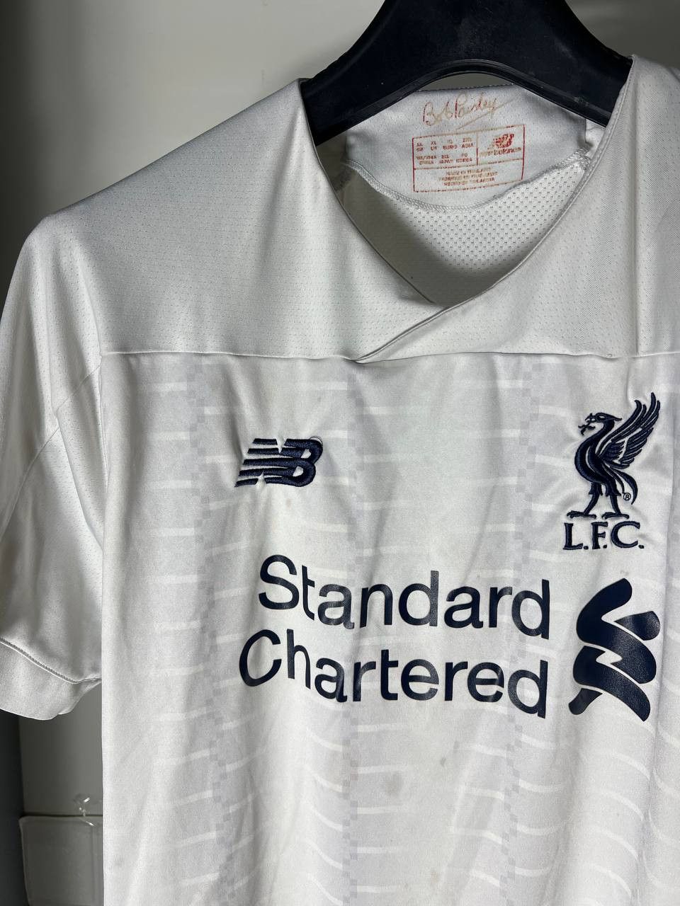 New Balance VINTAGE NEW BALANCE FC LIVERPOOL ENGLAND SOCCER JERSEY RETRO Size US XL / EU 56 / 4 - 3 Thumbnail