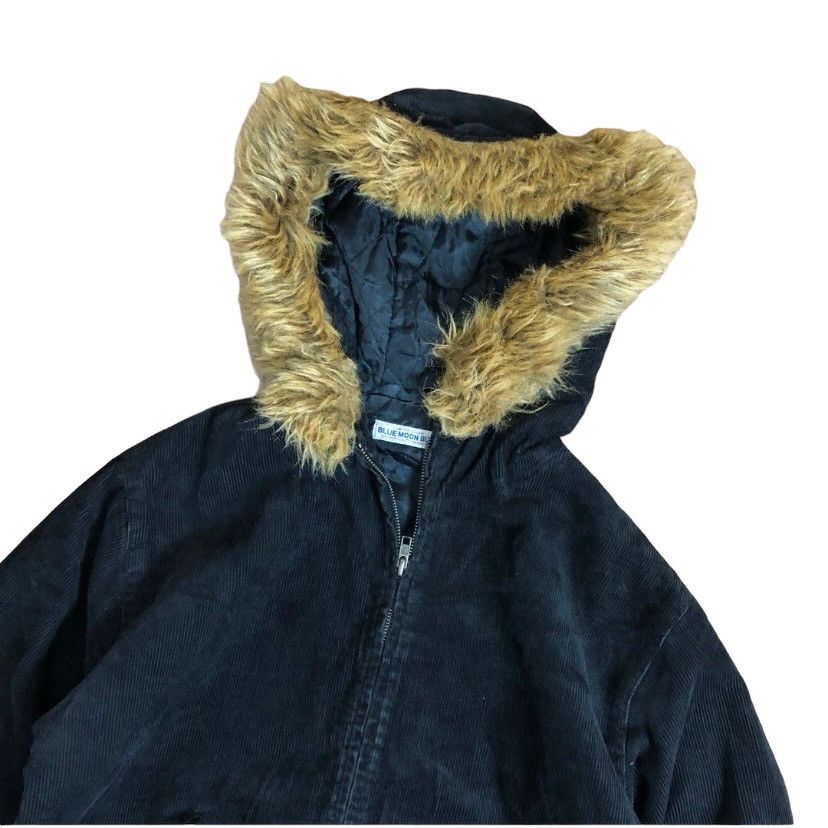 If Six Was Nine × Japanese Brand × Le Grande Bleu (L.G.B.) 2000s BlueMoonBlue - Gothic fur corduroy zip hoodie Size US M / EU 48-50 / 2 - 6 Thumbnail