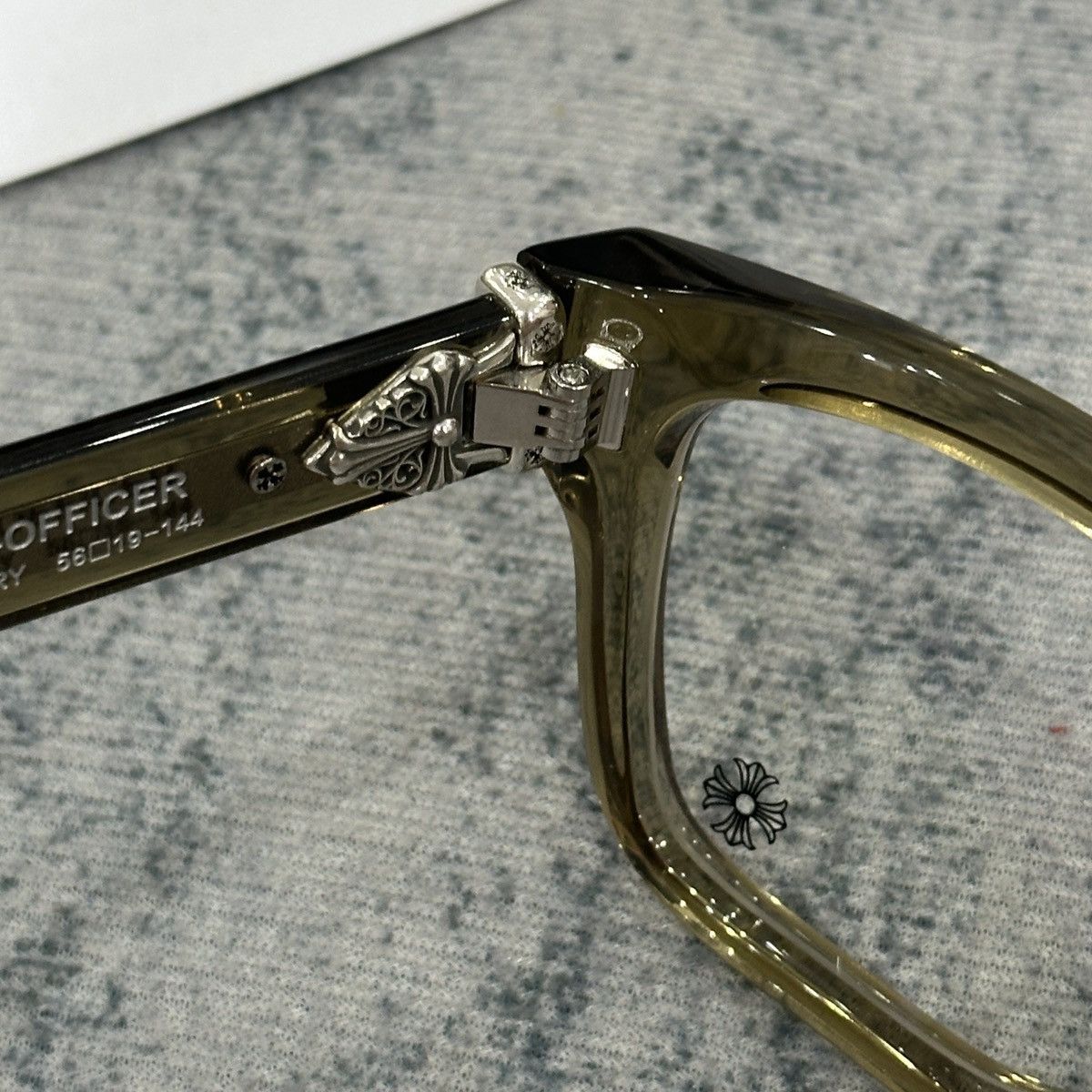 Chrome Hearts CHROME HEARTS BOX OFFICER ARMY EYEGLASSES Size ONE SIZE - 8 Thumbnail