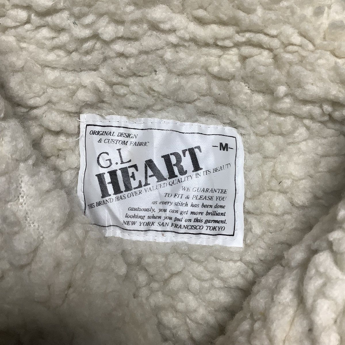 Japanese Brand × Vintage Vintage GL Heart Sherpa Jacket Sunfaded Size US M / EU 48-50 / 2 - 5 Thumbnail