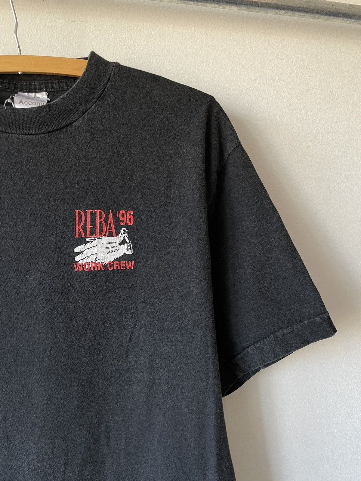 Band Tees Vintage 1996 Reba Work Crew Tour tee Size US XL / EU 56 / 4 - 2 Thumbnail