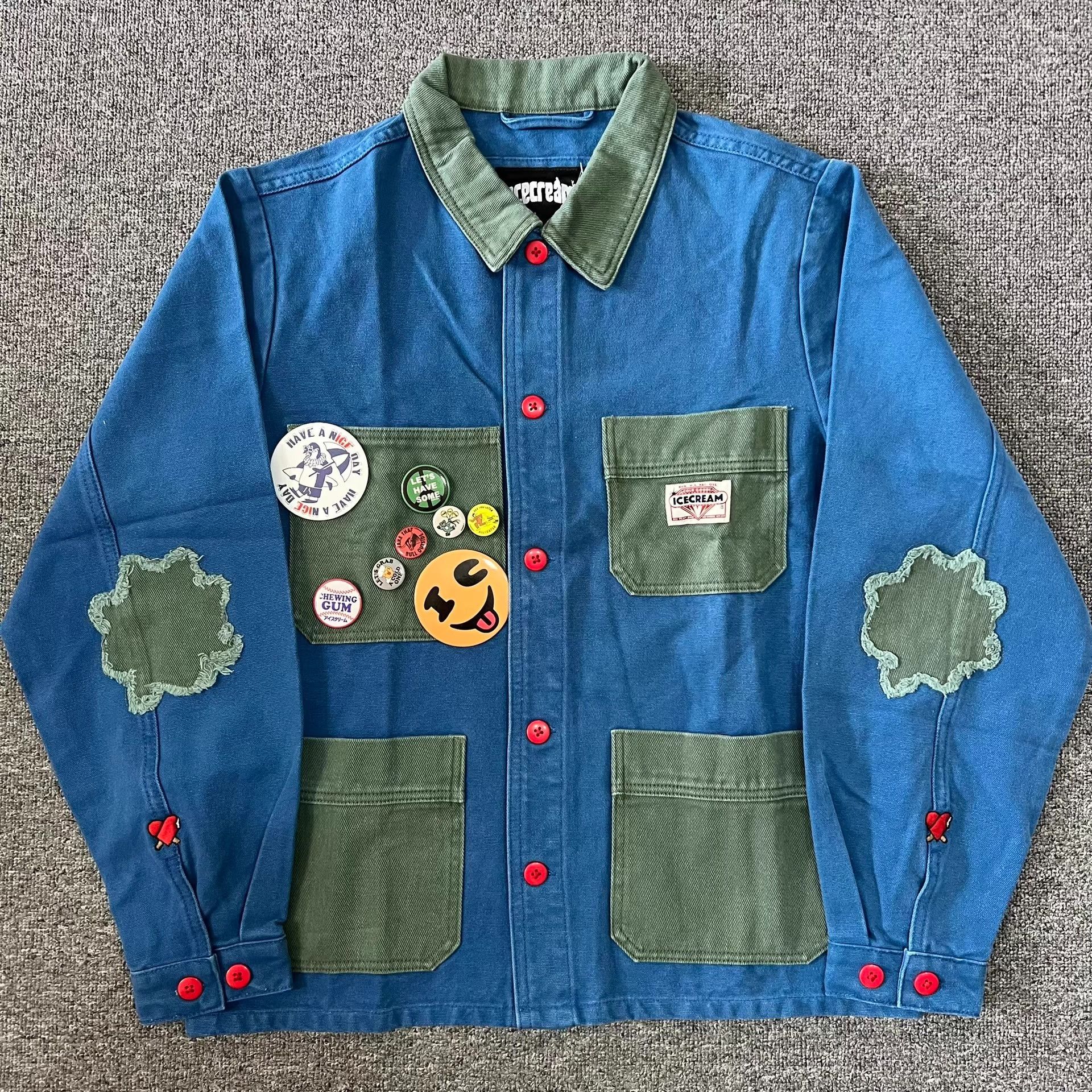 Billionaire Boys Club BBC ICECREAM Washed Canvas Vintage Work Jacket Q7 Size US L / EU 52-54 / 3 - 1 Thumbnail
