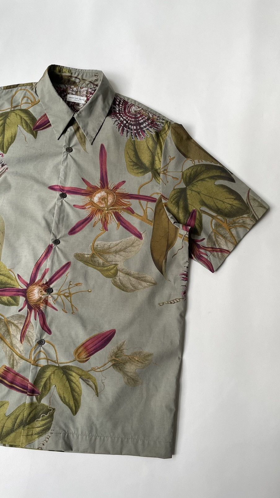 Dries Van Noten A/W 23 ‘Botanical Print’ Short Sleeve Shirt Size US M / EU 48-50 / 2 - 4 Thumbnail