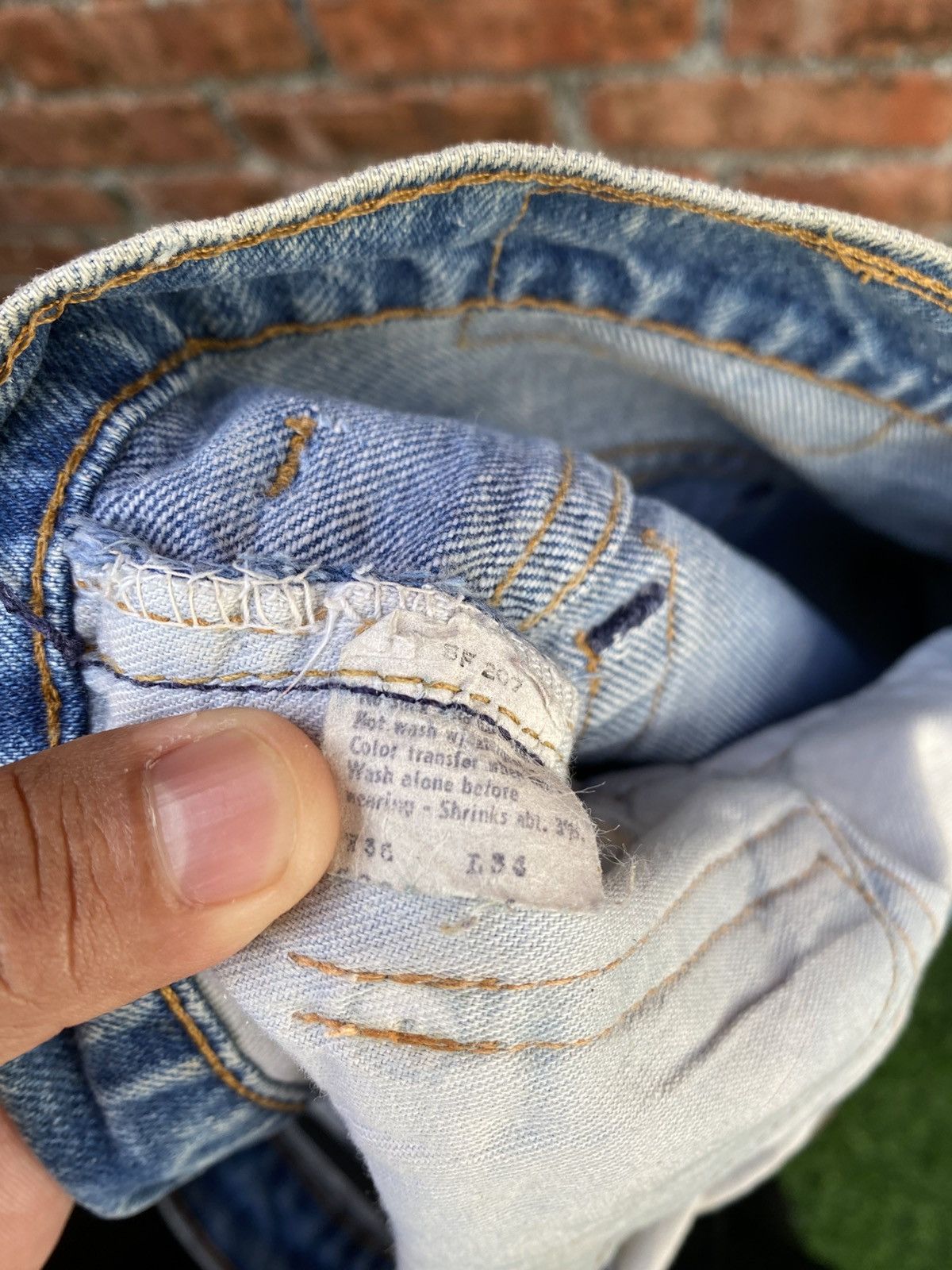 Levi's Vintage Clothing W35x33 Vintage levi's 517 flare 80s bell bottom talon Size US 35 - 9 Thumbnail