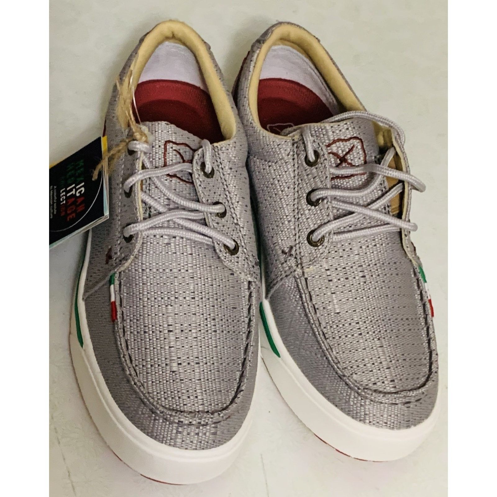Twisted X Twisted X Men's Casual Light Grey & Multicolor Kick Size 7.5 Size US 7.5 / EU 40-41 - 2 Thumbnail