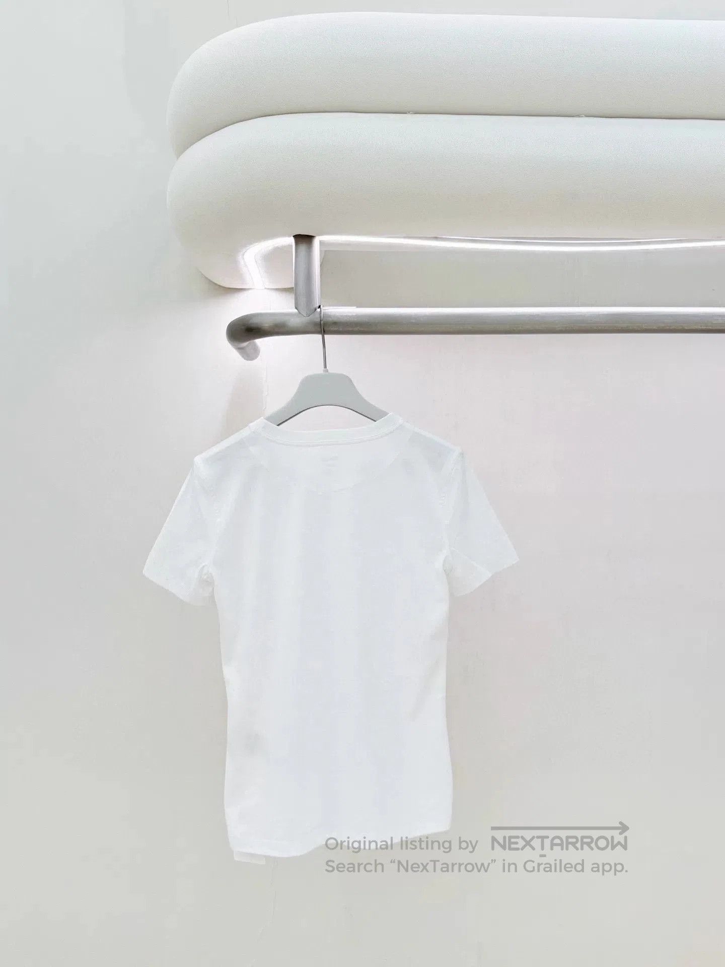 Hermes Hermes White Letter Print T-shirt. Size US XS / EU 42 / 0 - 2 Thumbnail