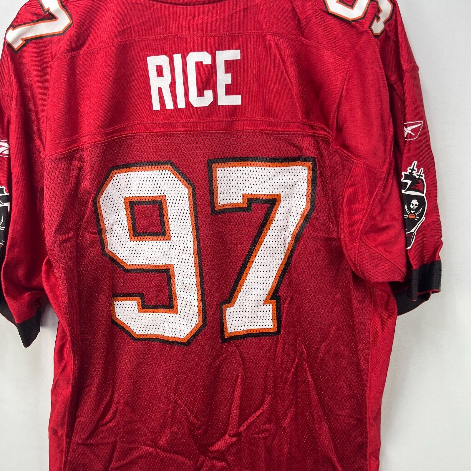 Reebok × Vintage Vintage 90s Tampa Bay Buccaneers NFL Reebok 97 L Simeon Rice Size US L / EU 52-54 / 3 - 5 Thumbnail