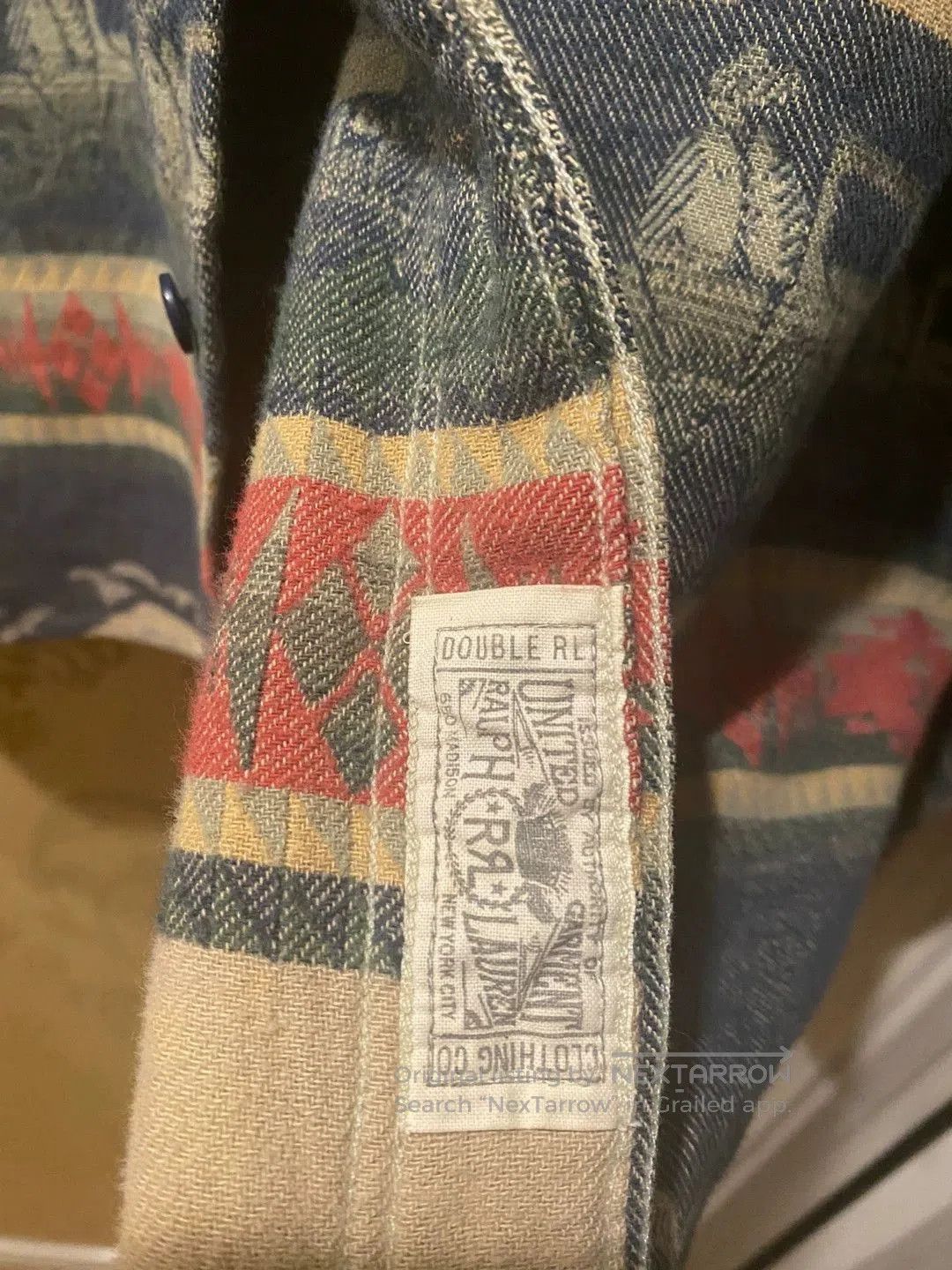 RRL Ralph Lauren Vintage RRL Southwestern Style Shirt. Size US XL / EU 56 / 4 - 8 Thumbnail
